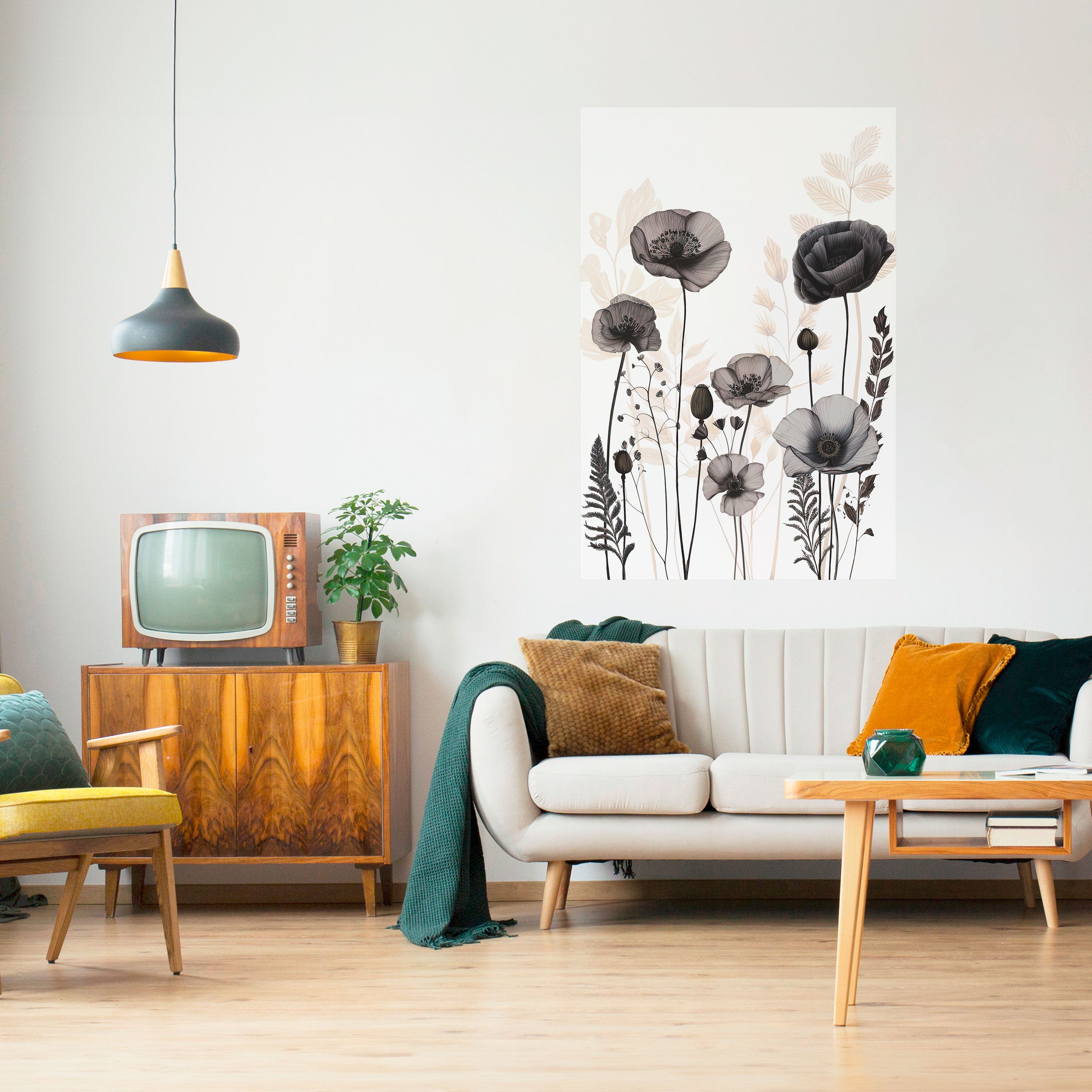 POPPY ALLURE Naklejka/Plakat pionowy
