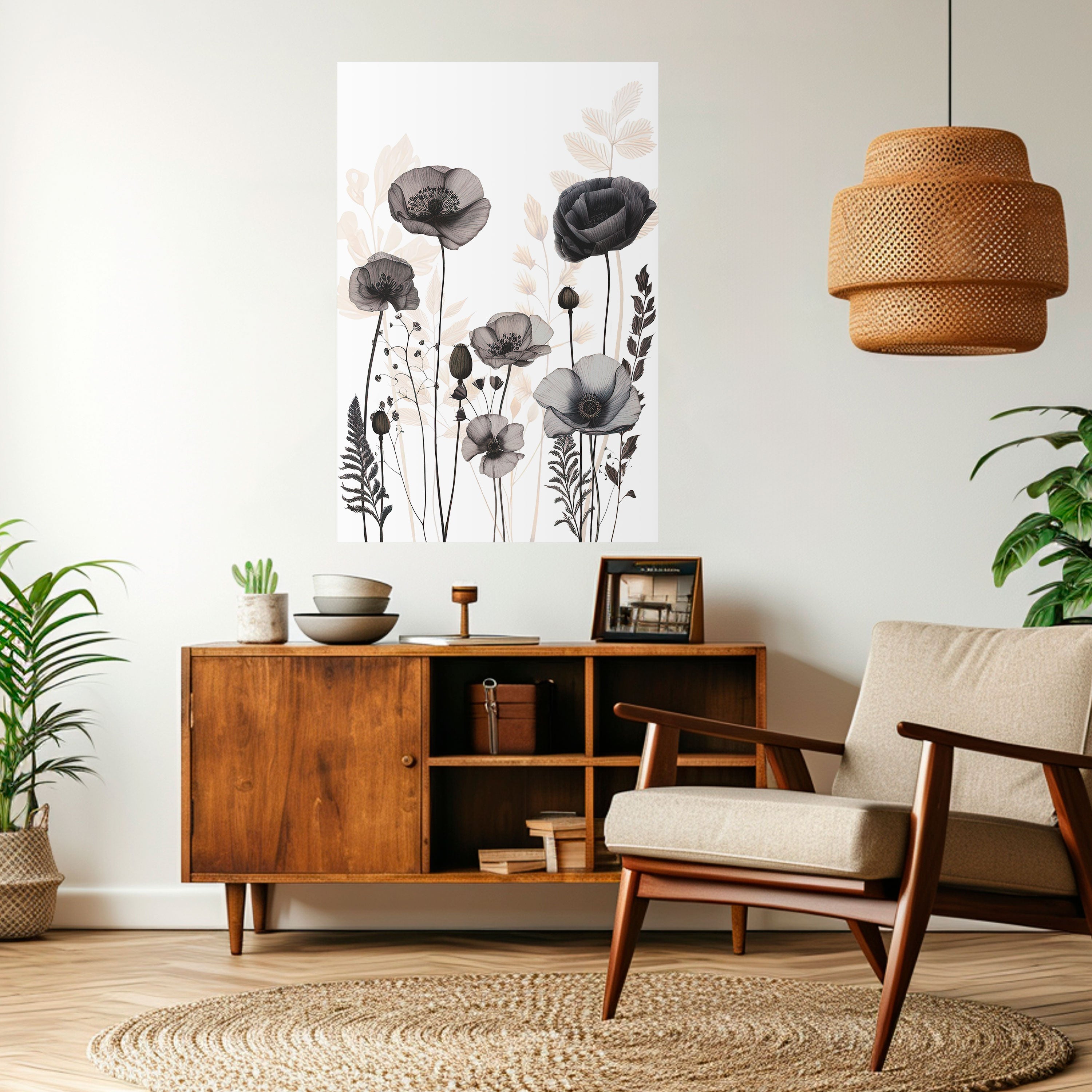 POPPY ALLURE Naklejka/Plakat pionowy