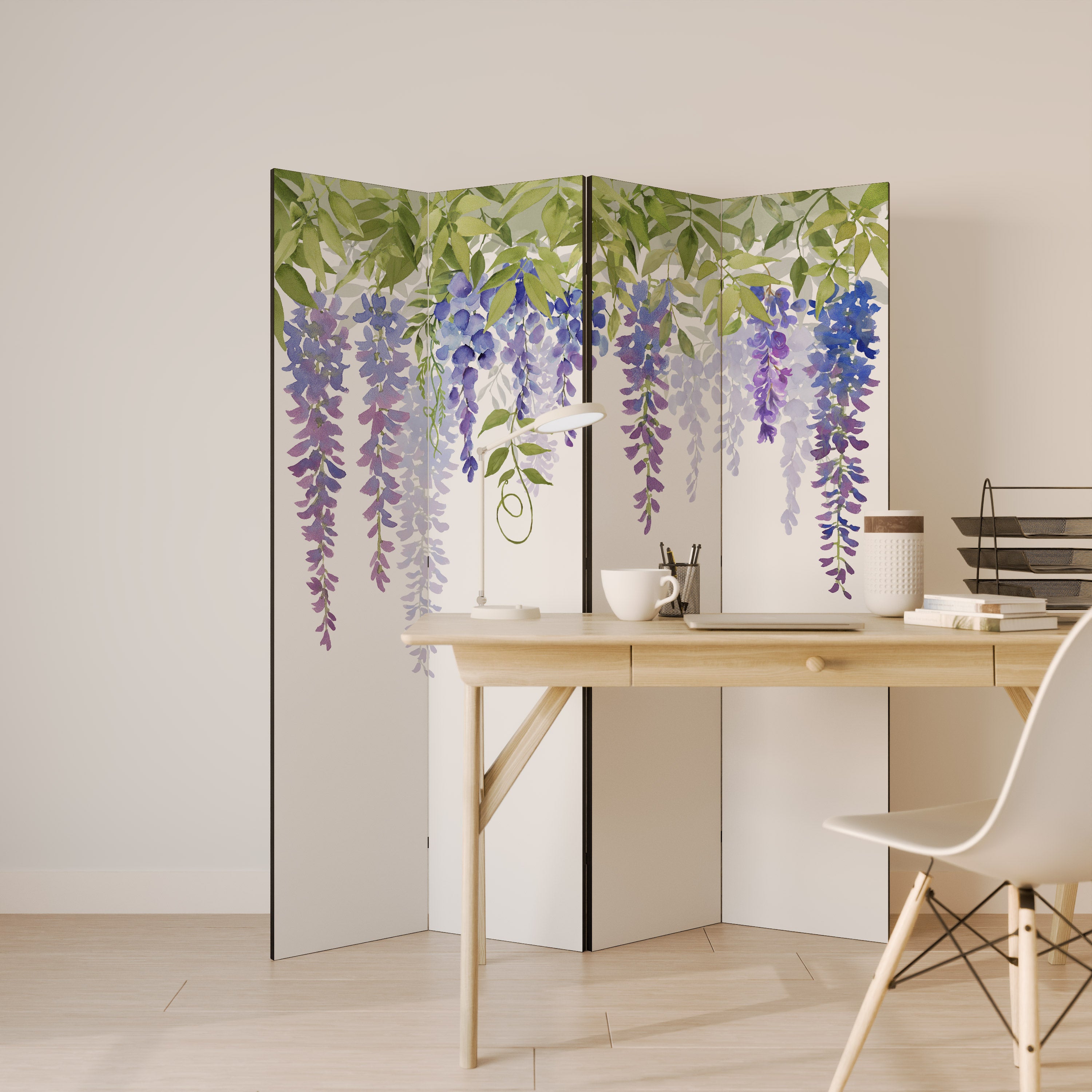 BOTANICAL BREEZE Dekoracyjny parawan 4-skrzydłowy