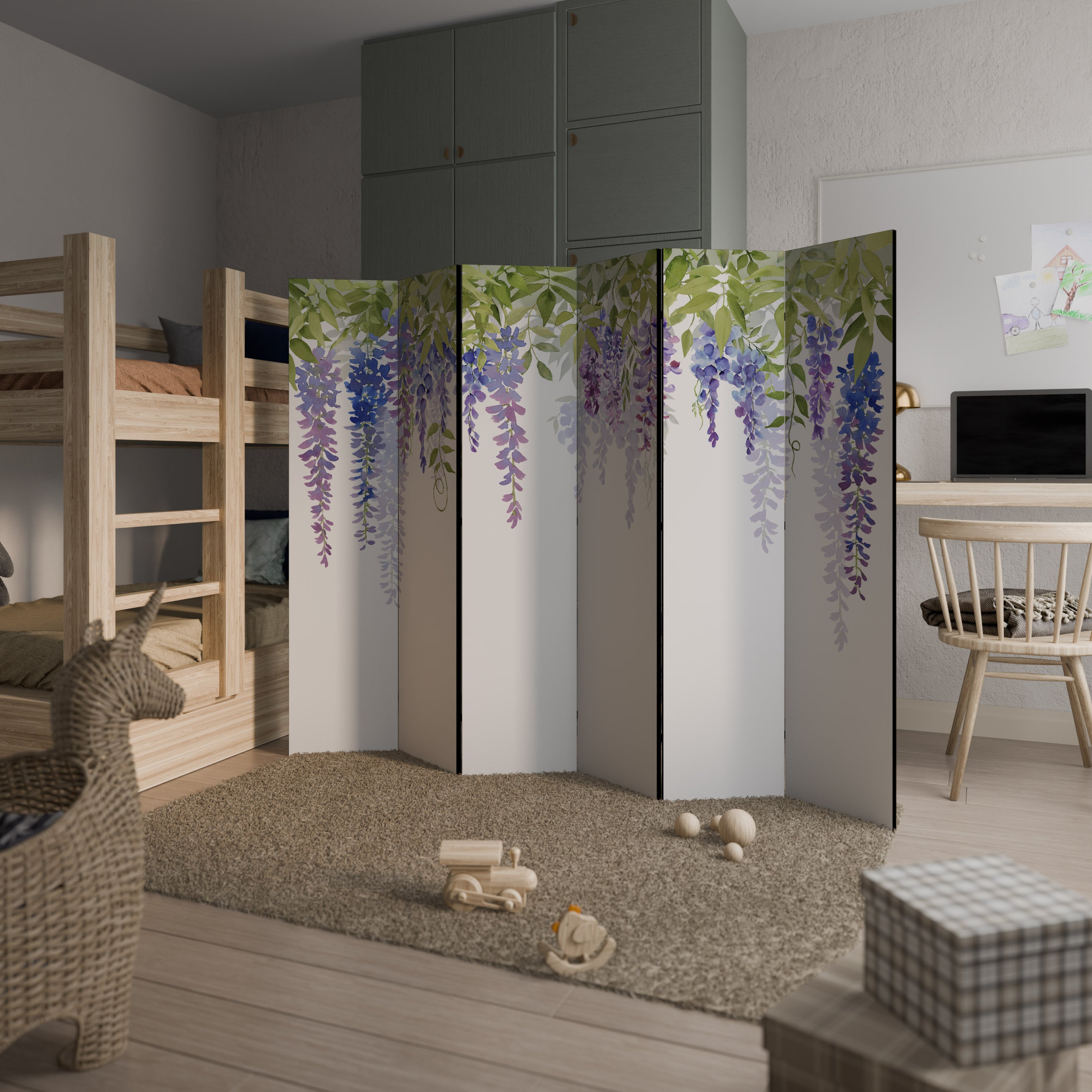 BOTANICAL BREEZE Dekoracyjny parawan 6-skrzydłowy