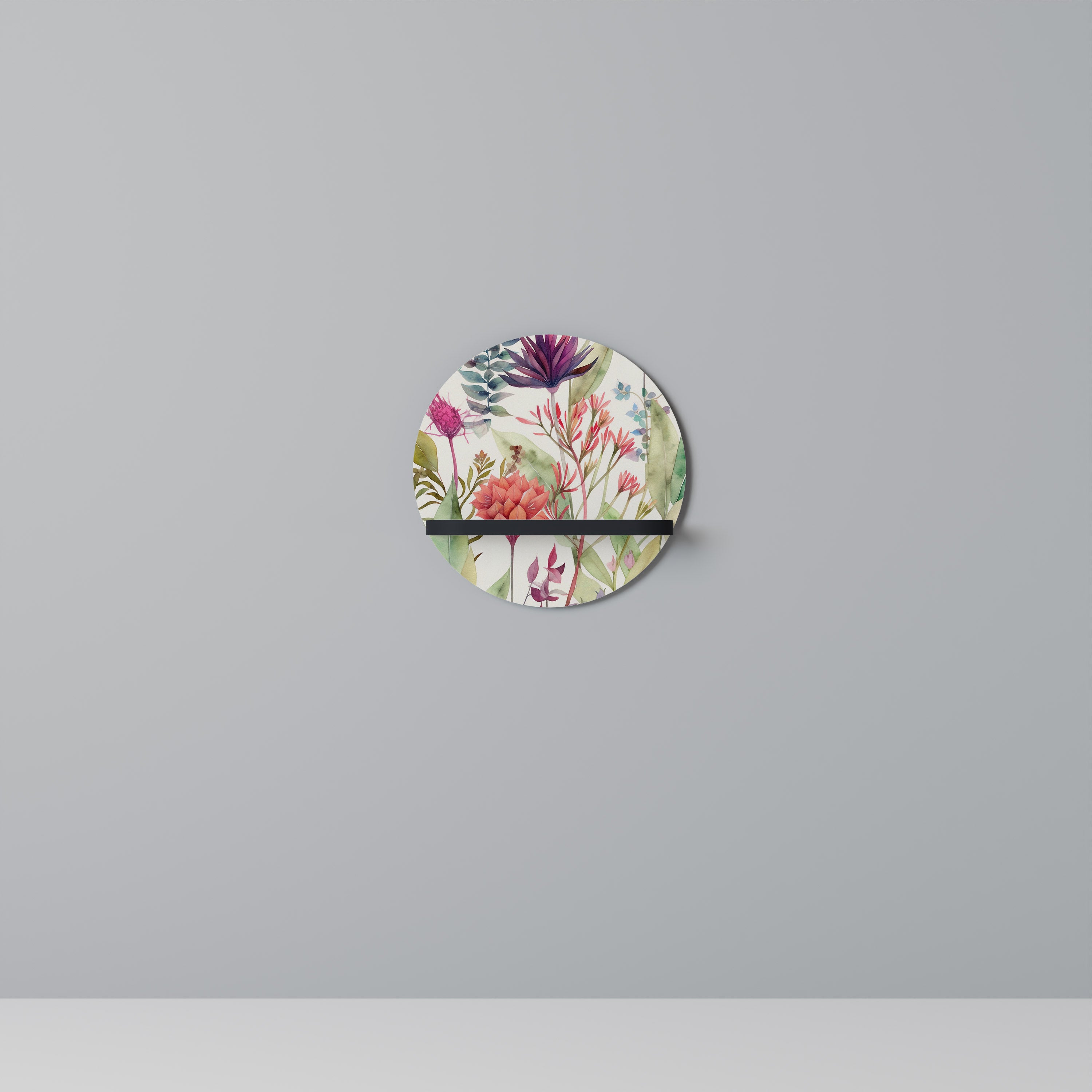 HERBAL FIESTA Półka okrągła Czarna