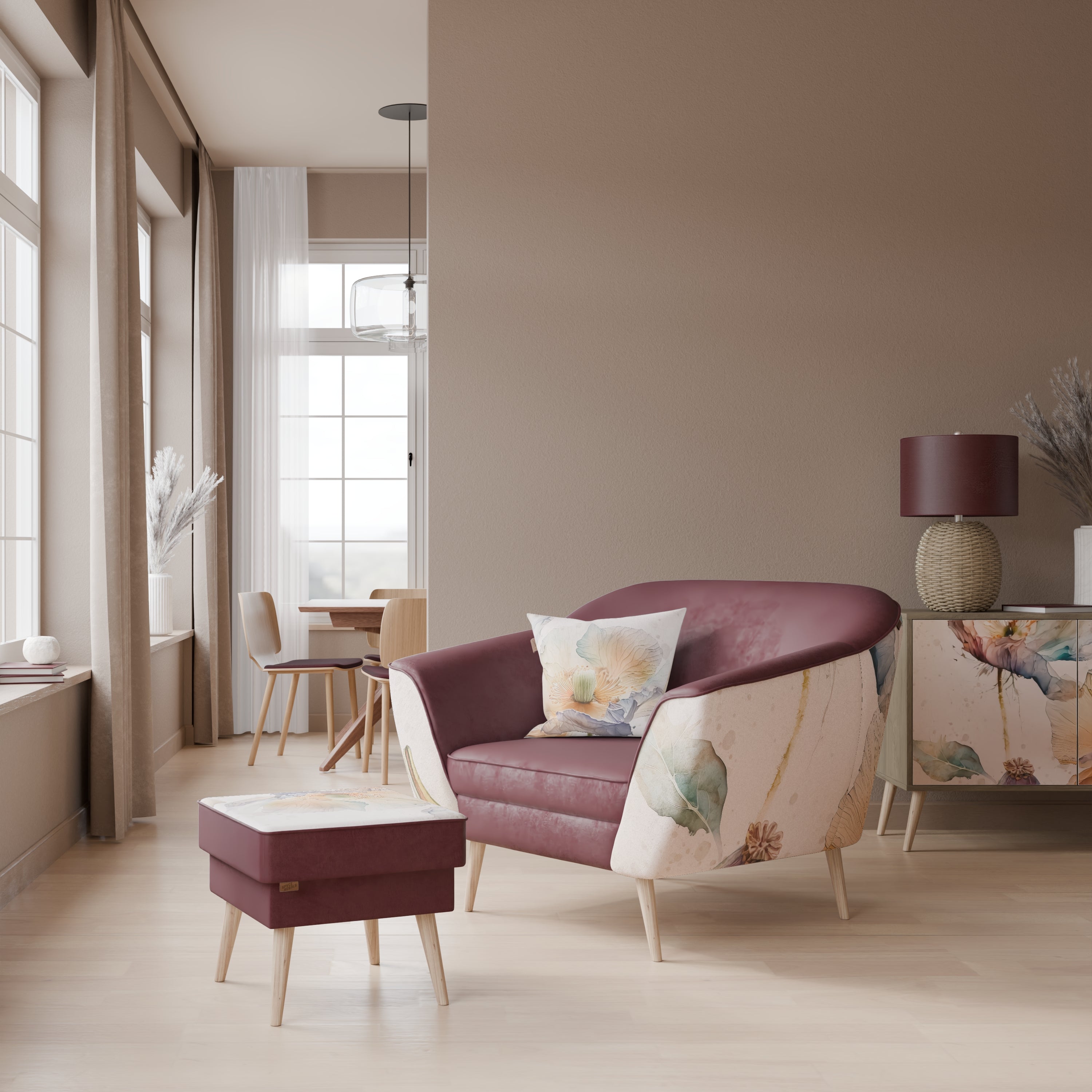 SOFTEN POPPY Fotel AURORA
