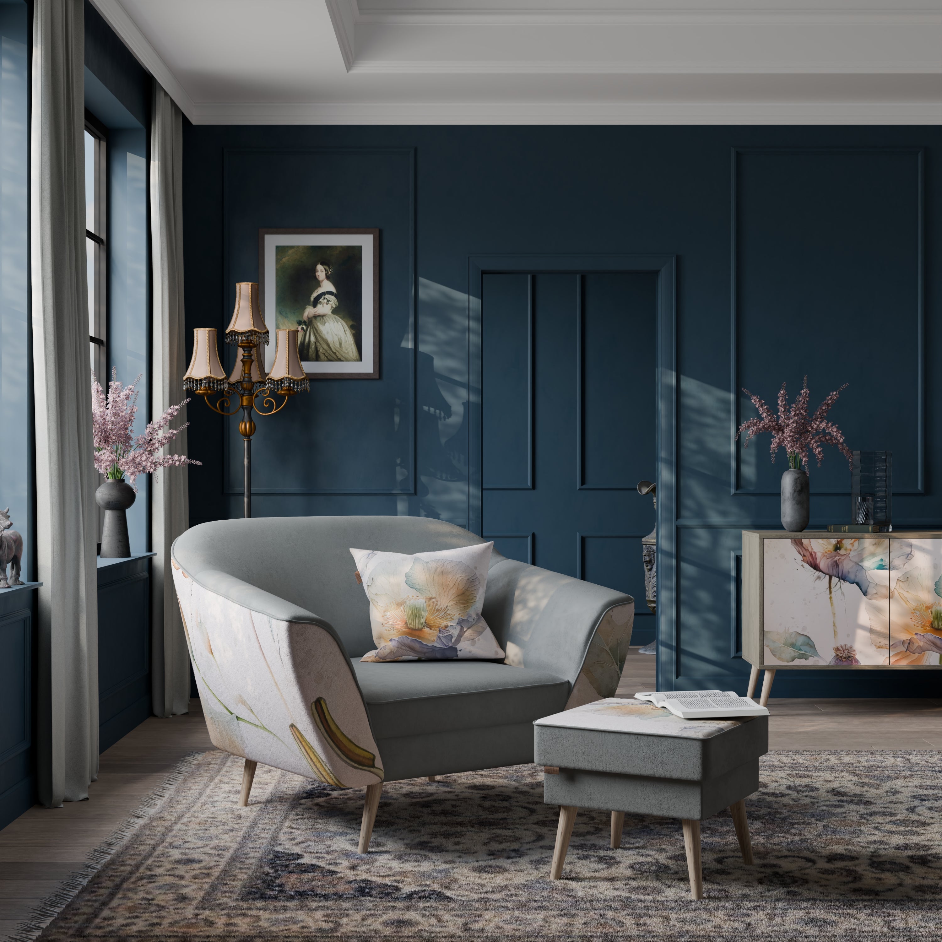 SOFTEN POPPY Fotel AURORA