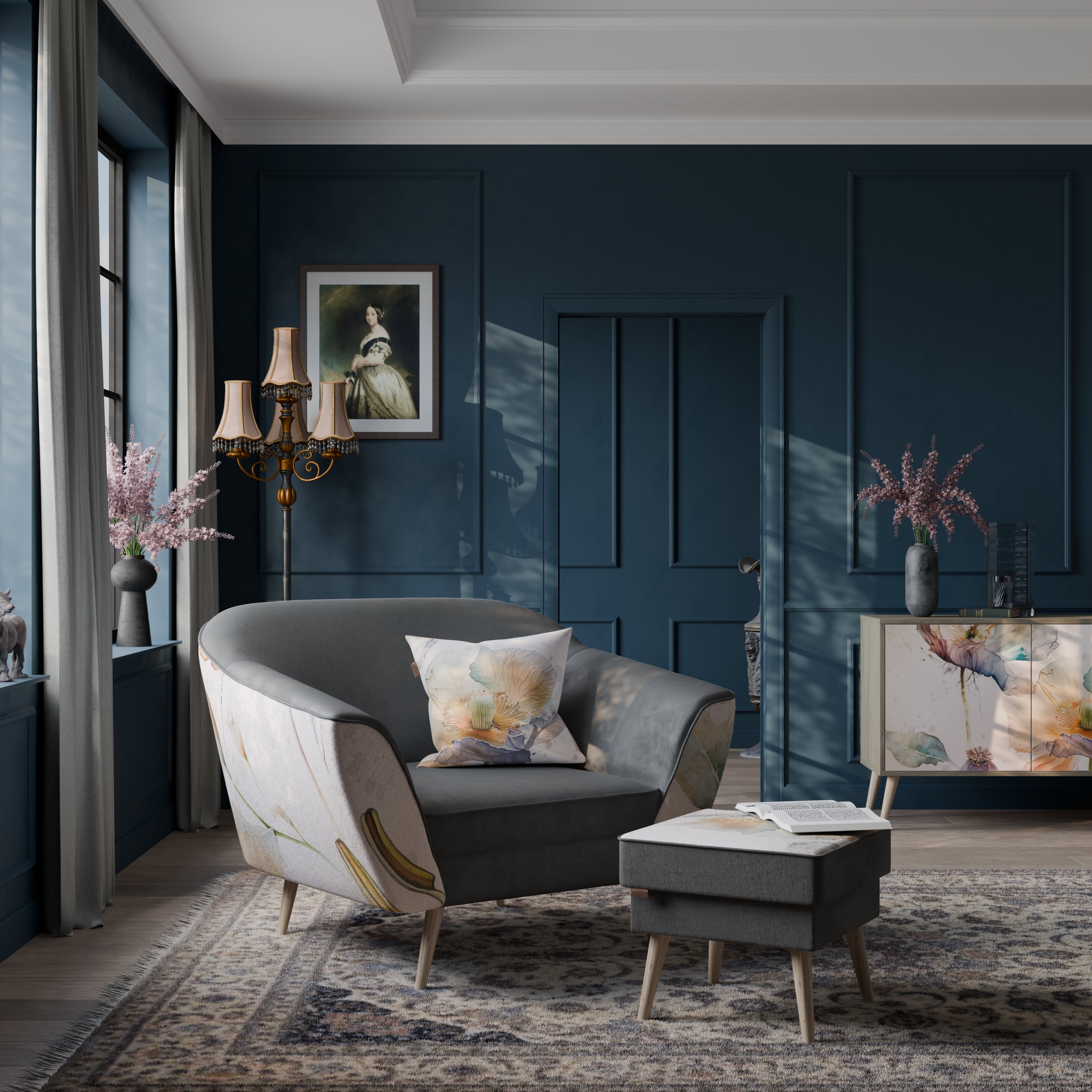 SOFTEN POPPY Fotel AURORA