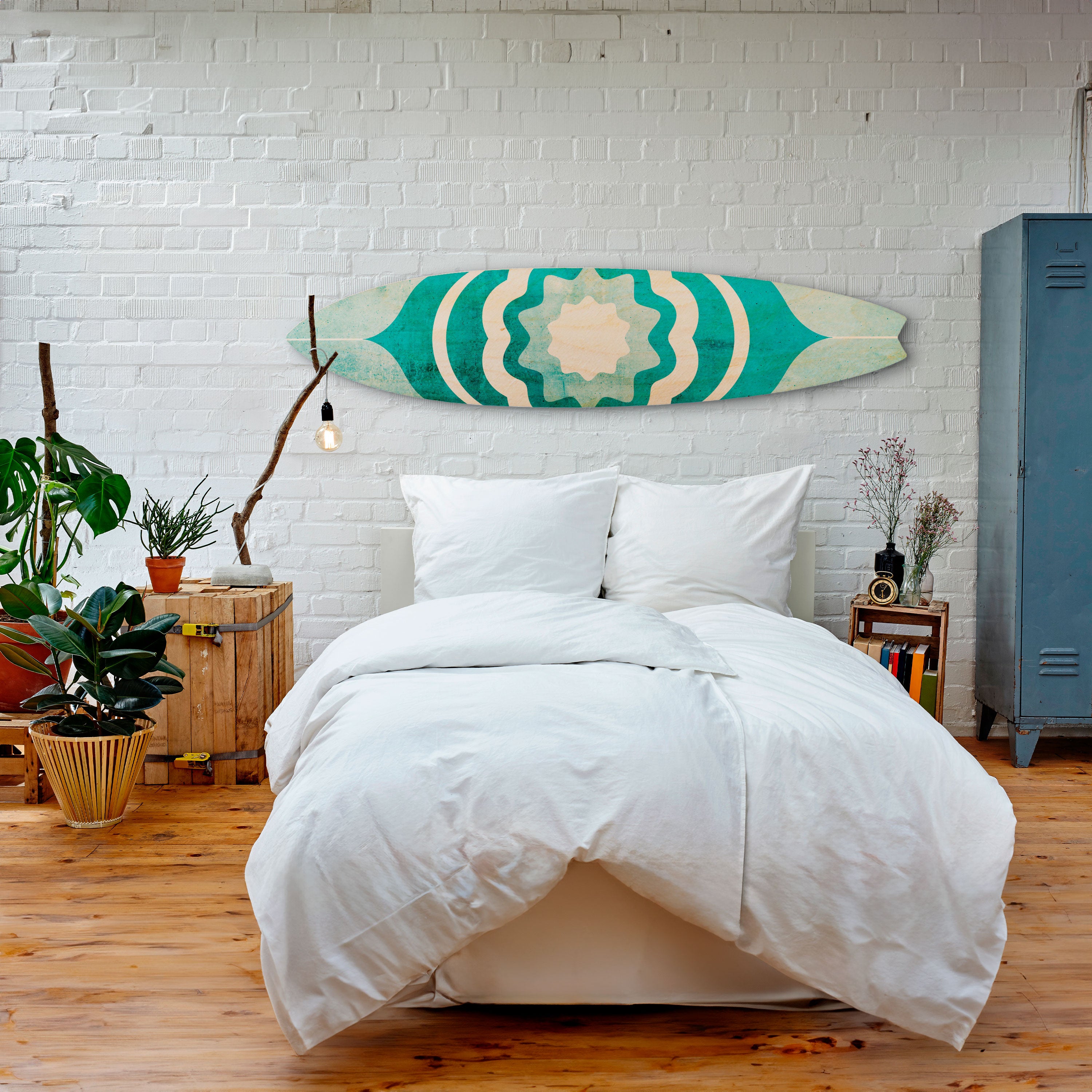 BARBADOS BLUE Dekoracyjna deska surfingowa