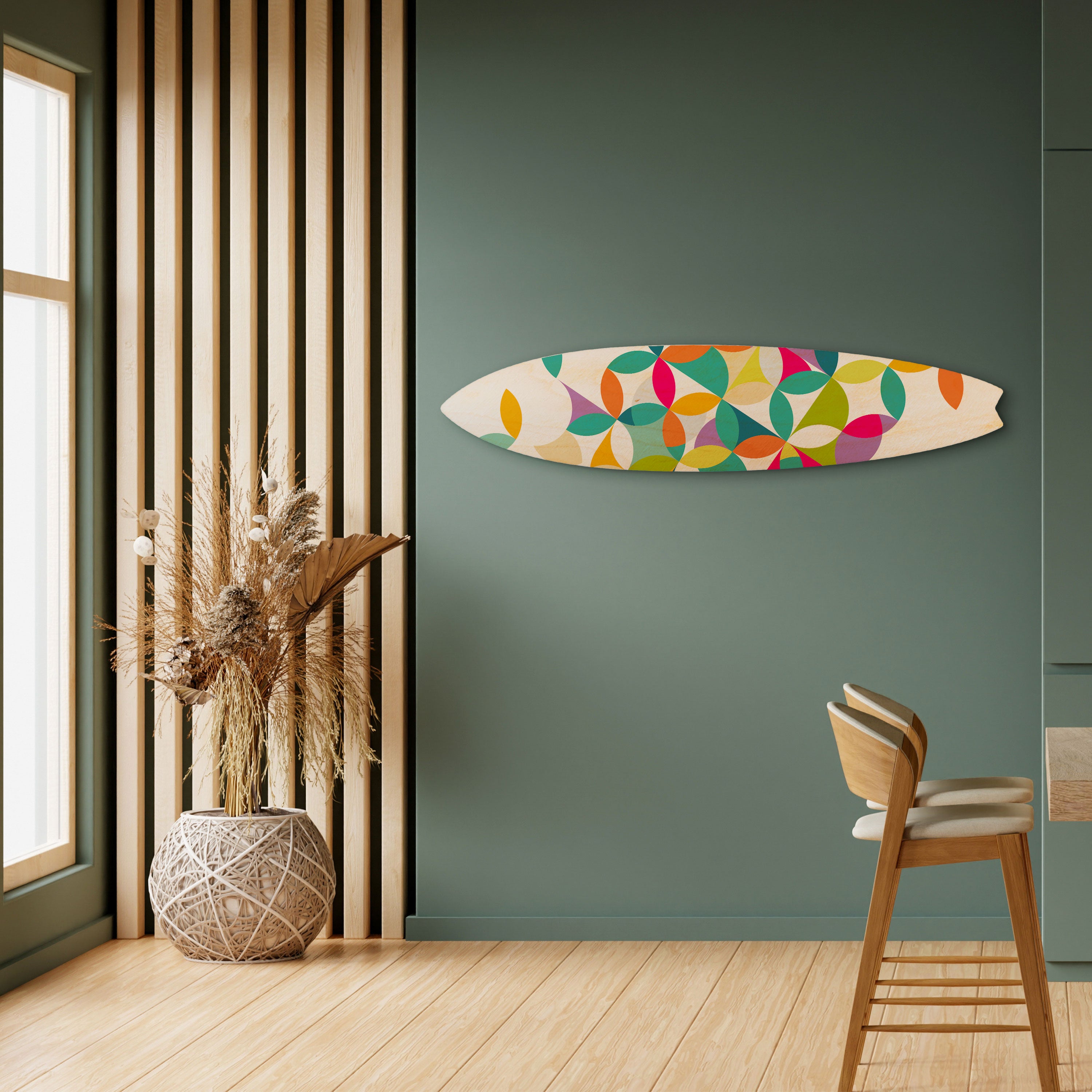 PIXEL BLOSSOM Dekoracyjna deska surfingowa