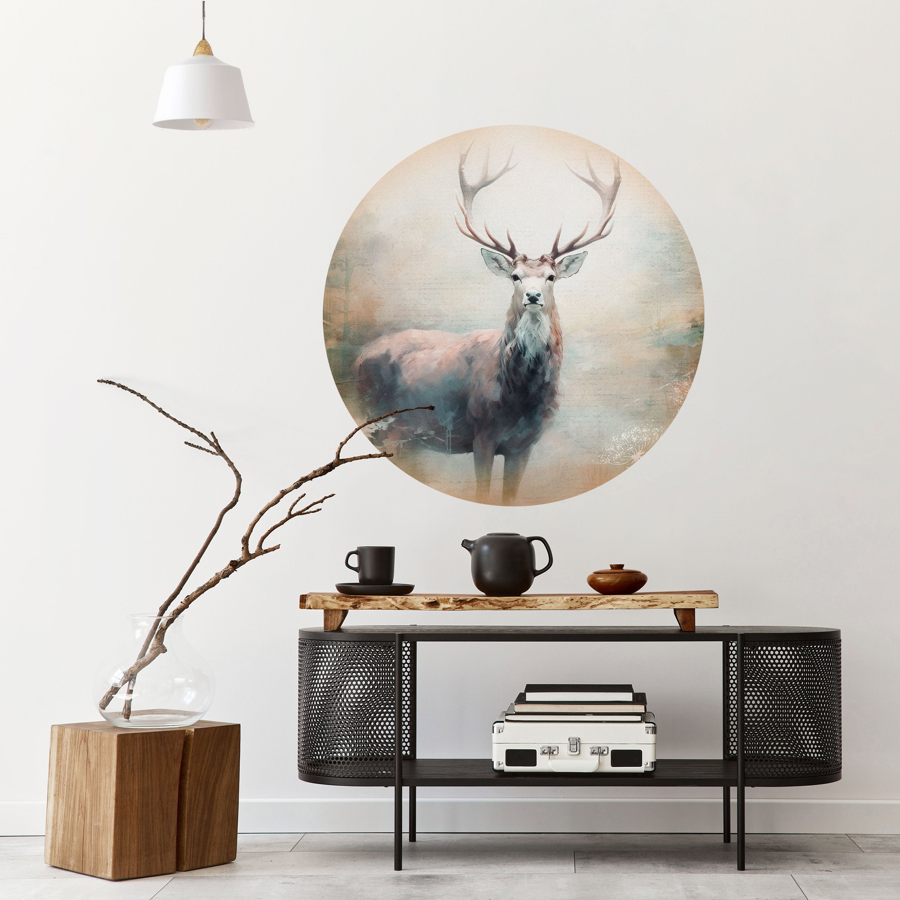 FOREST KING Naklejka okrągła