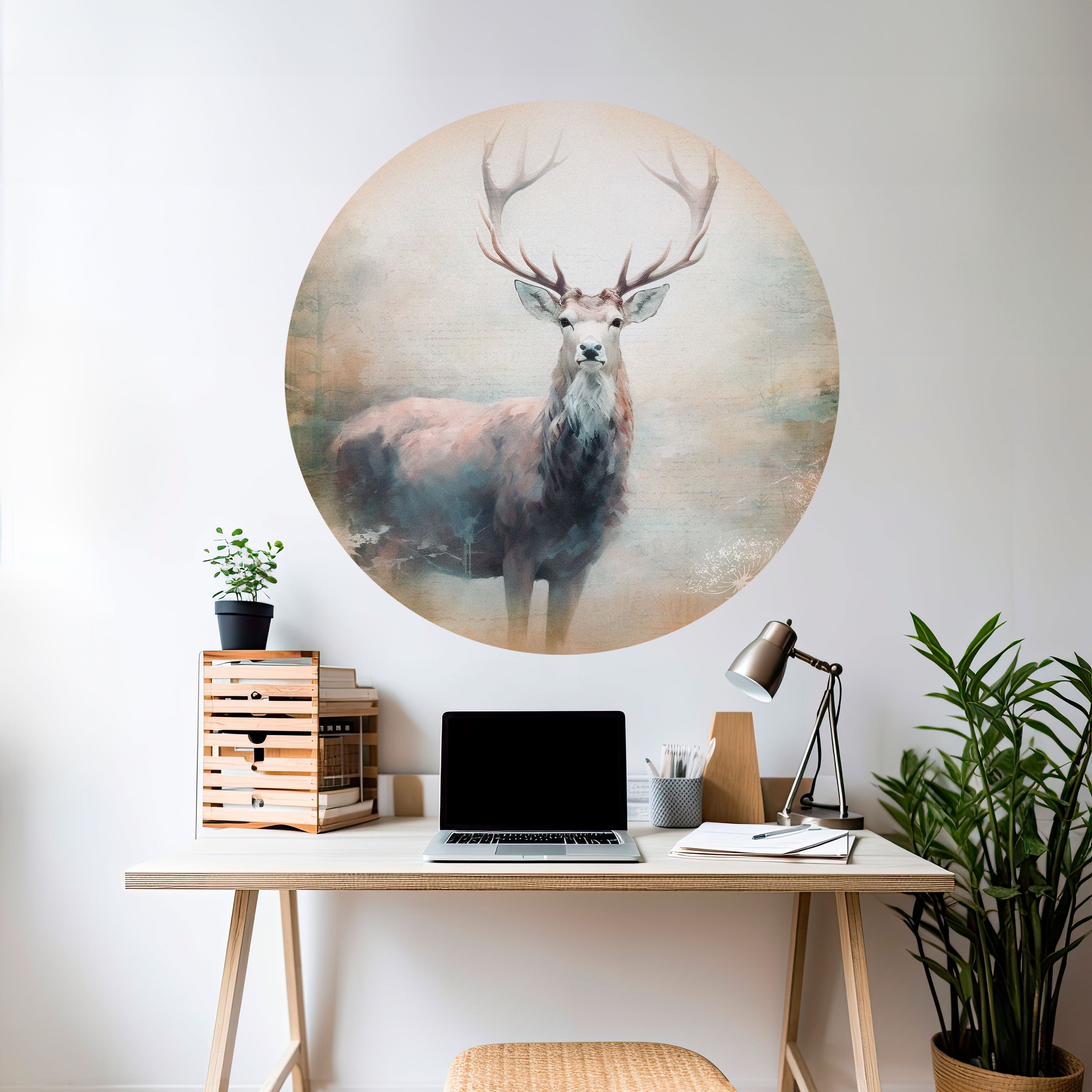 FOREST KING Naklejka okrągła