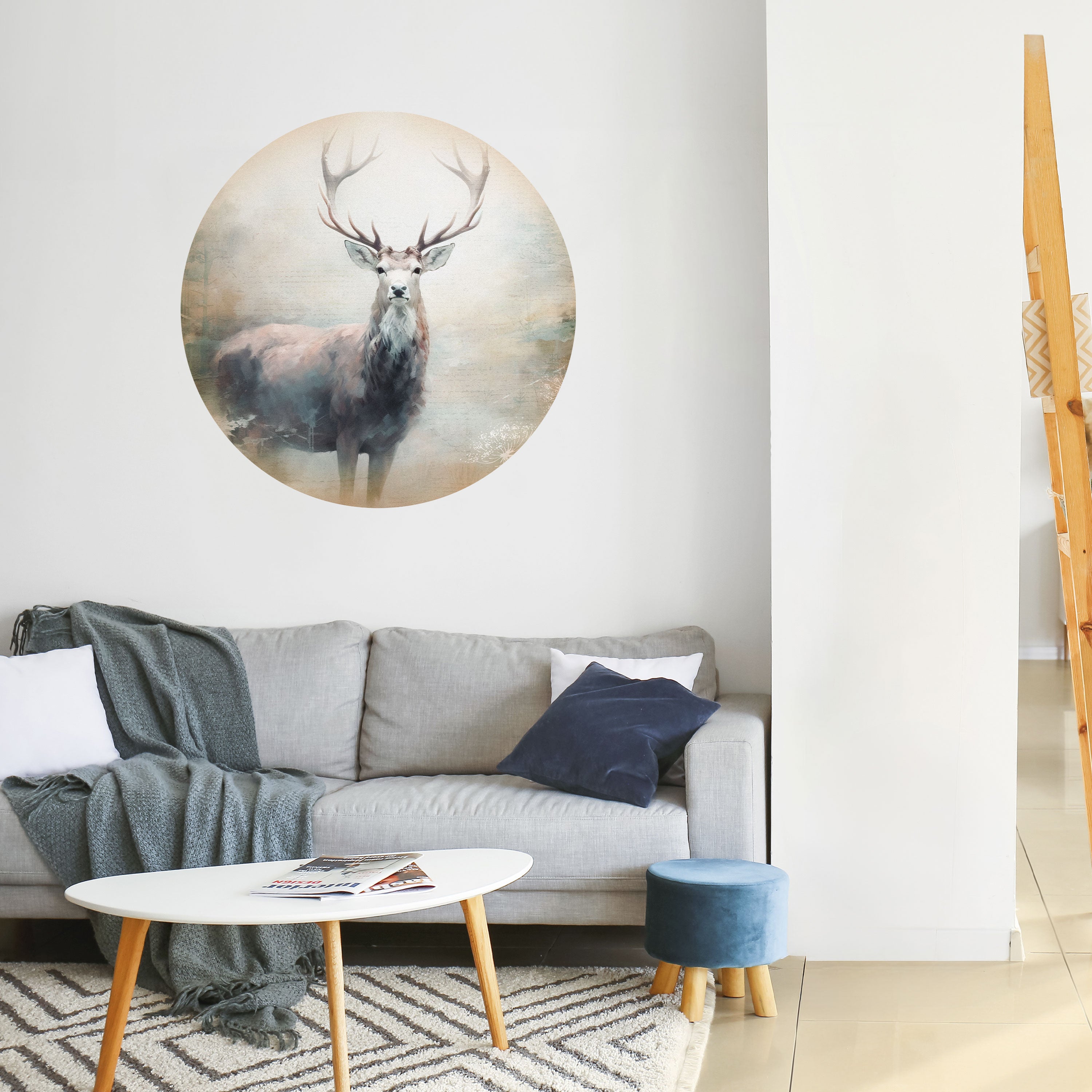 FOREST KING Naklejka okrągła