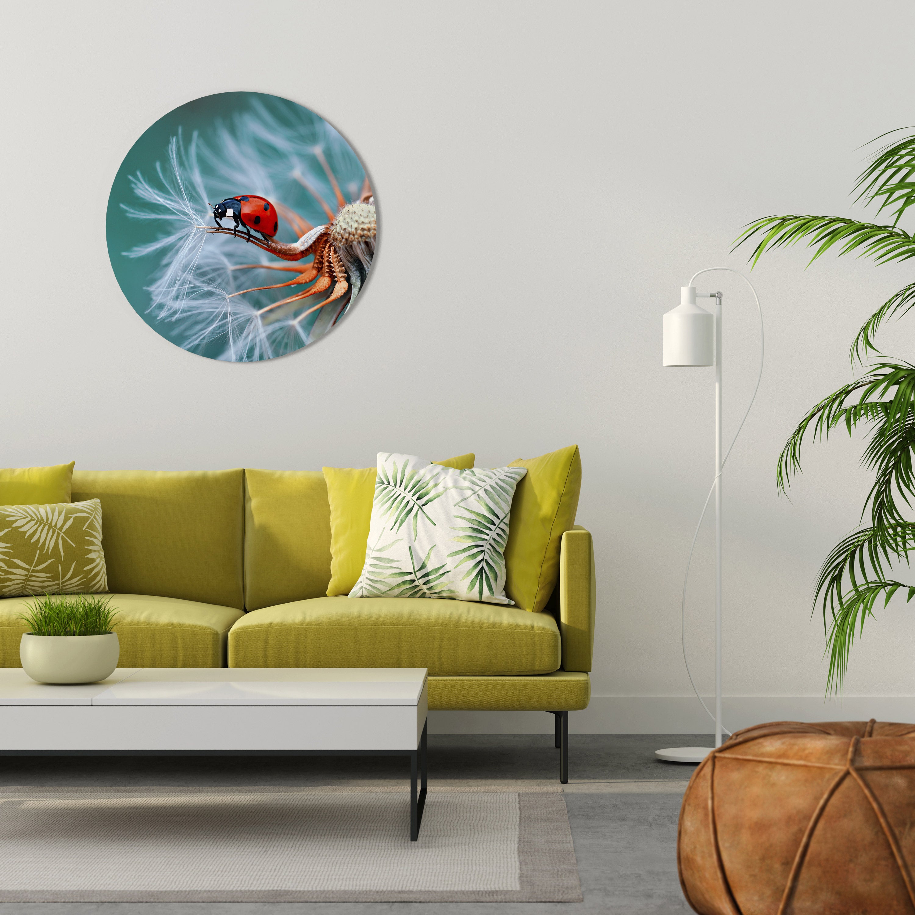 LADYBUG BALANCE Obraz okrągły