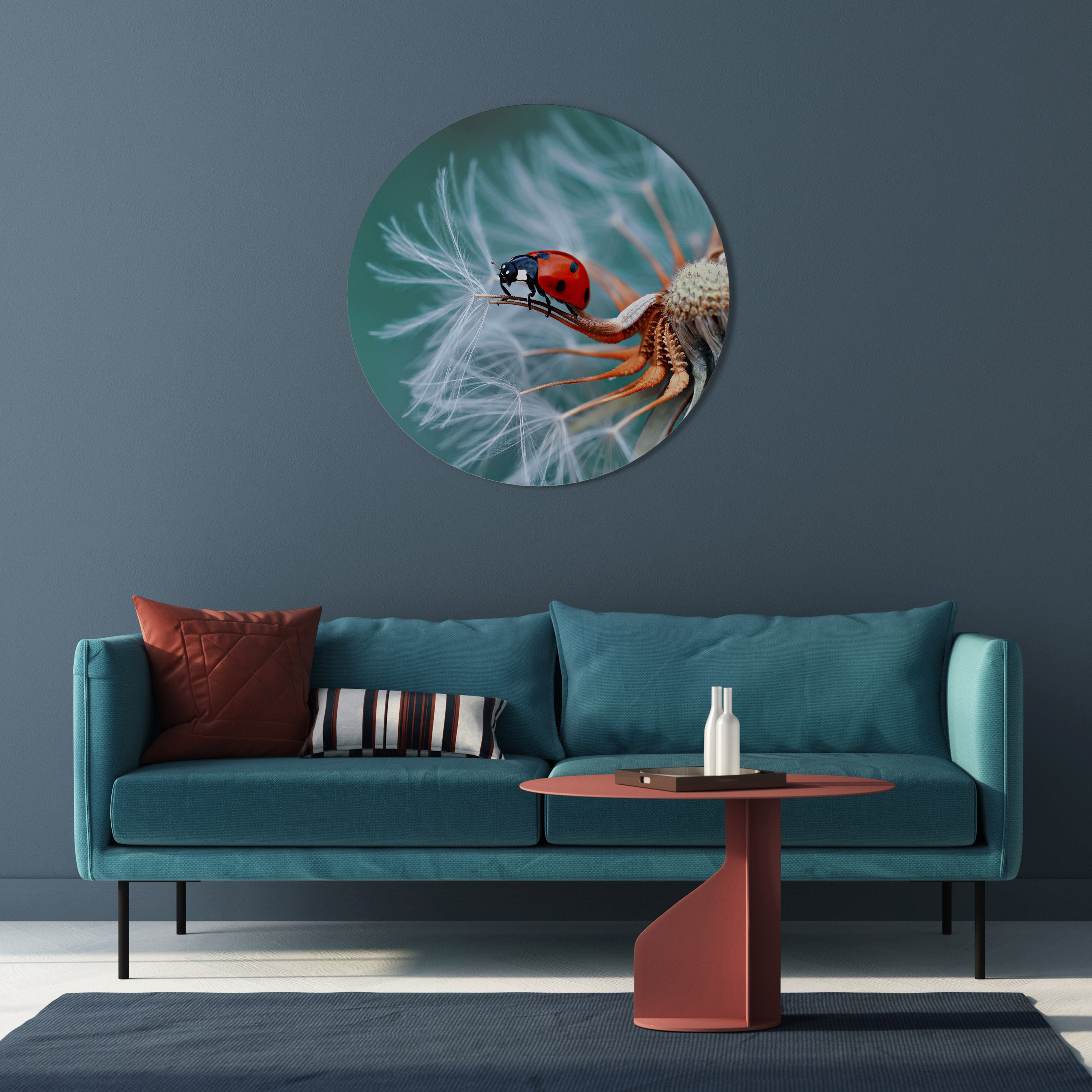 LADYBUG BALANCE Obraz okrągły