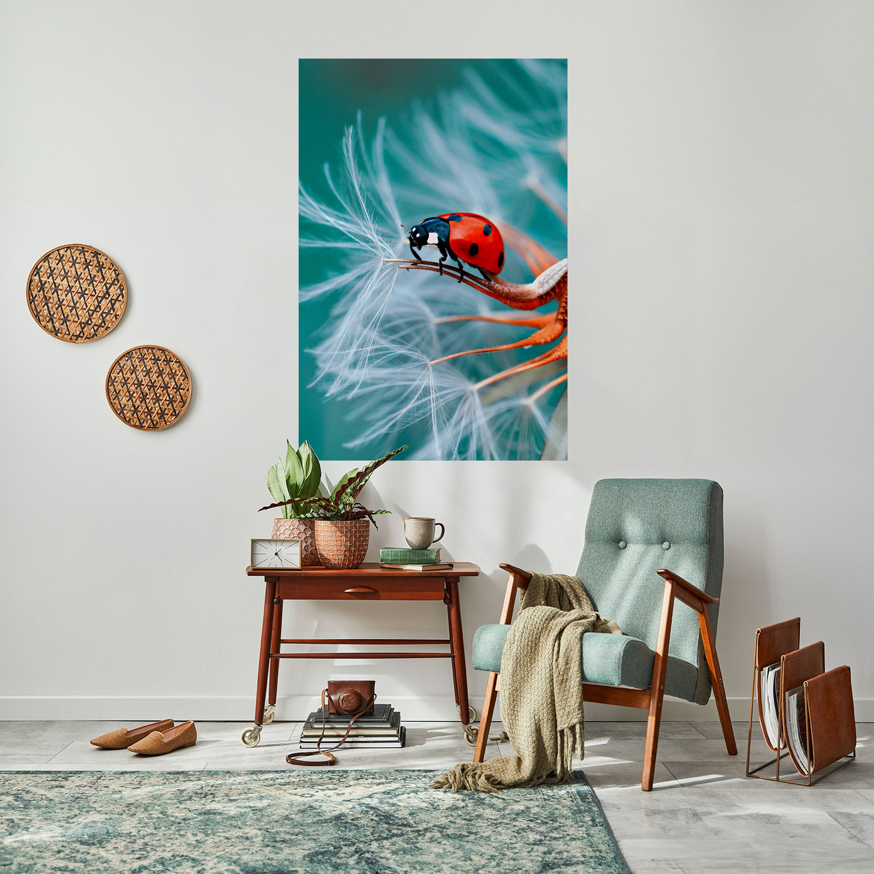 LADYBUG BALANCE Naklejka/Plakat pionowy