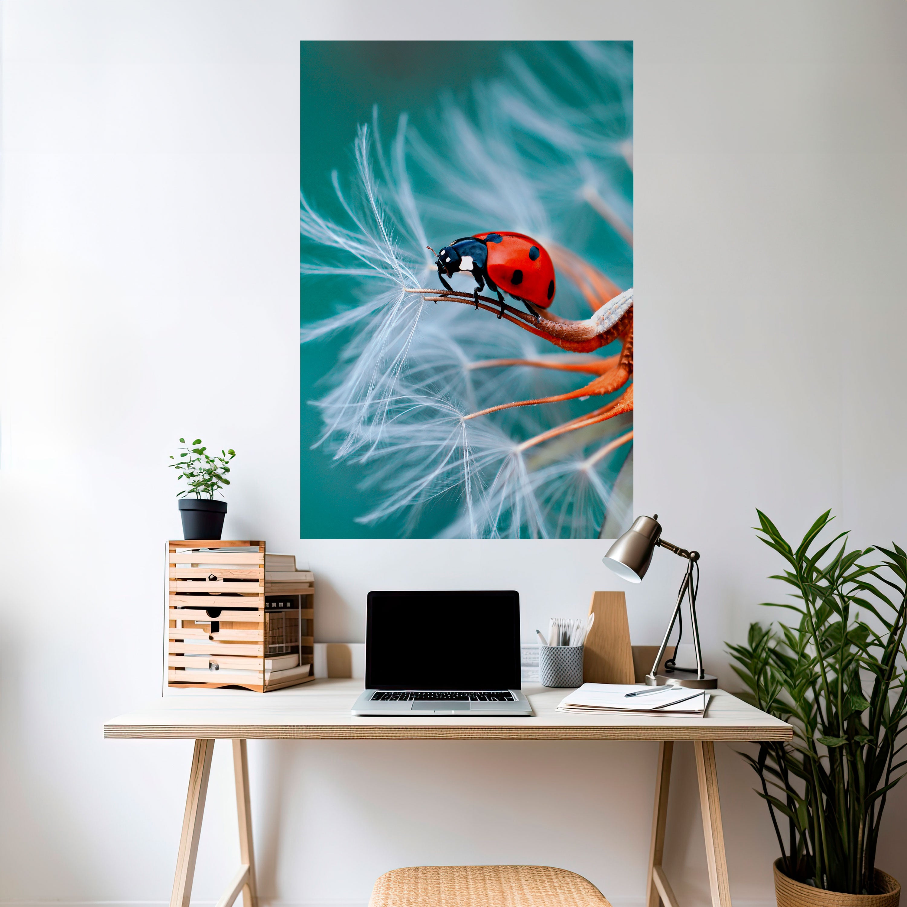 LADYBUG BALANCE Naklejka/Plakat pionowy