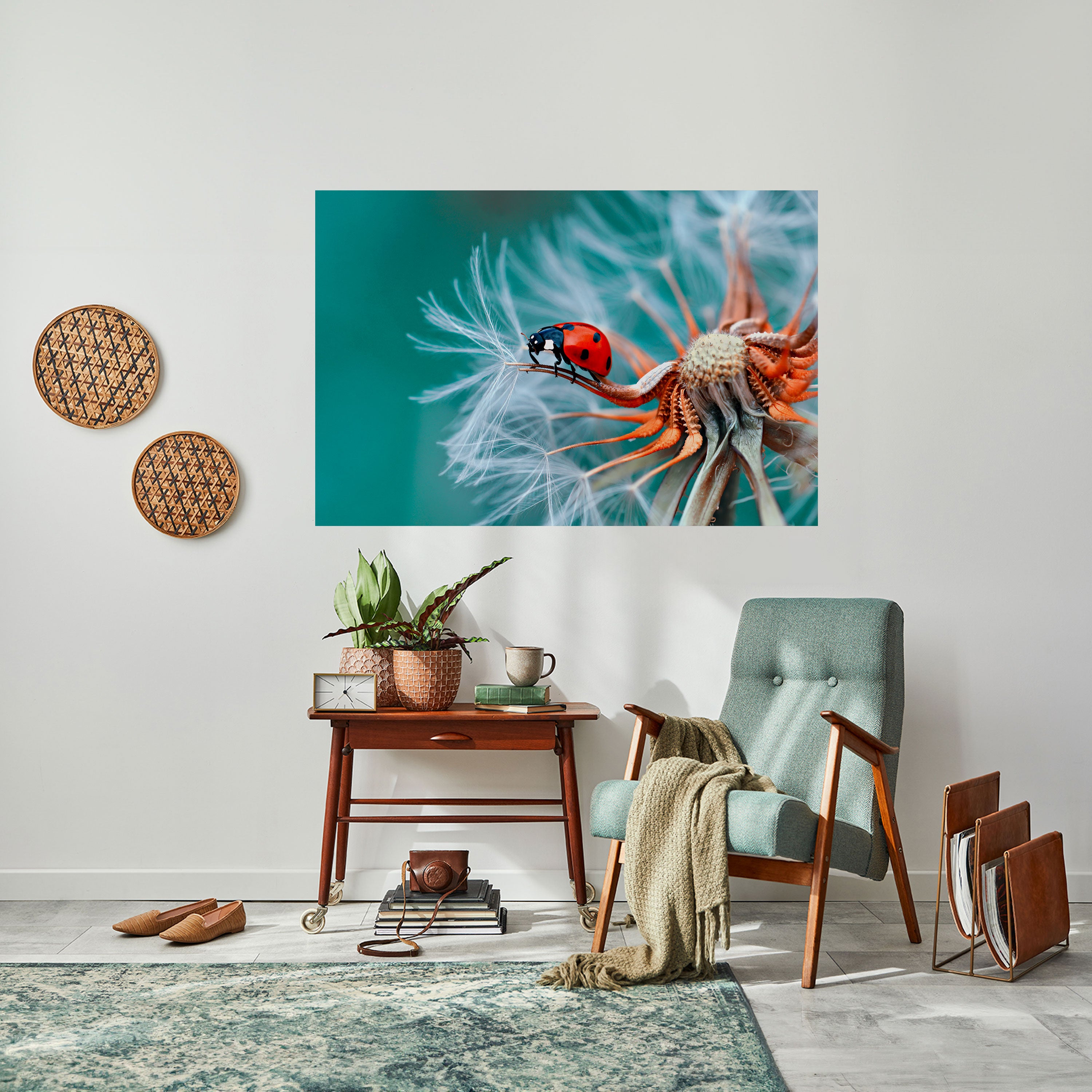 LADYBUG BALANCE Naklejka/Plakat poziomy