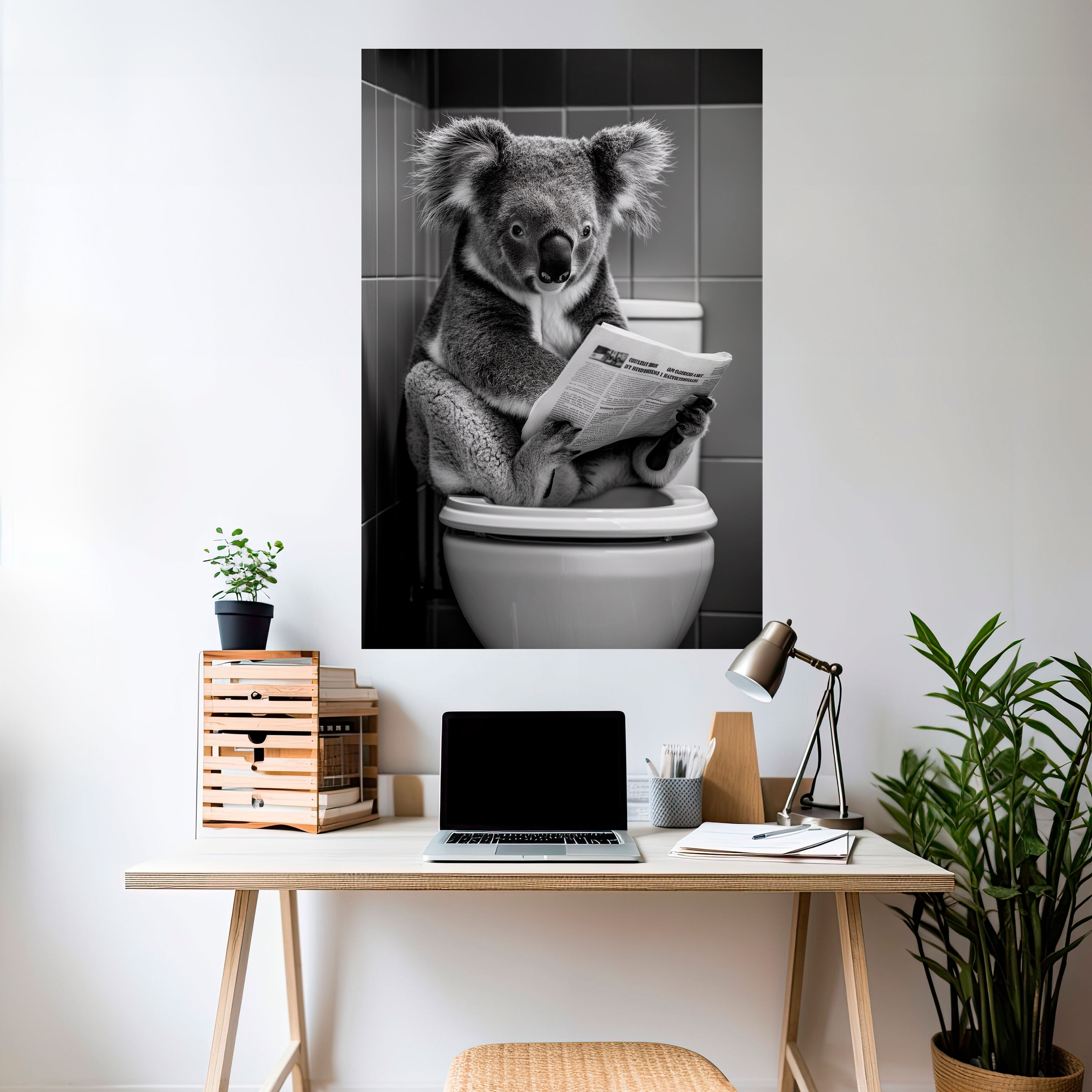TOILET TIME TALES Naklejka/Plakat pionowy