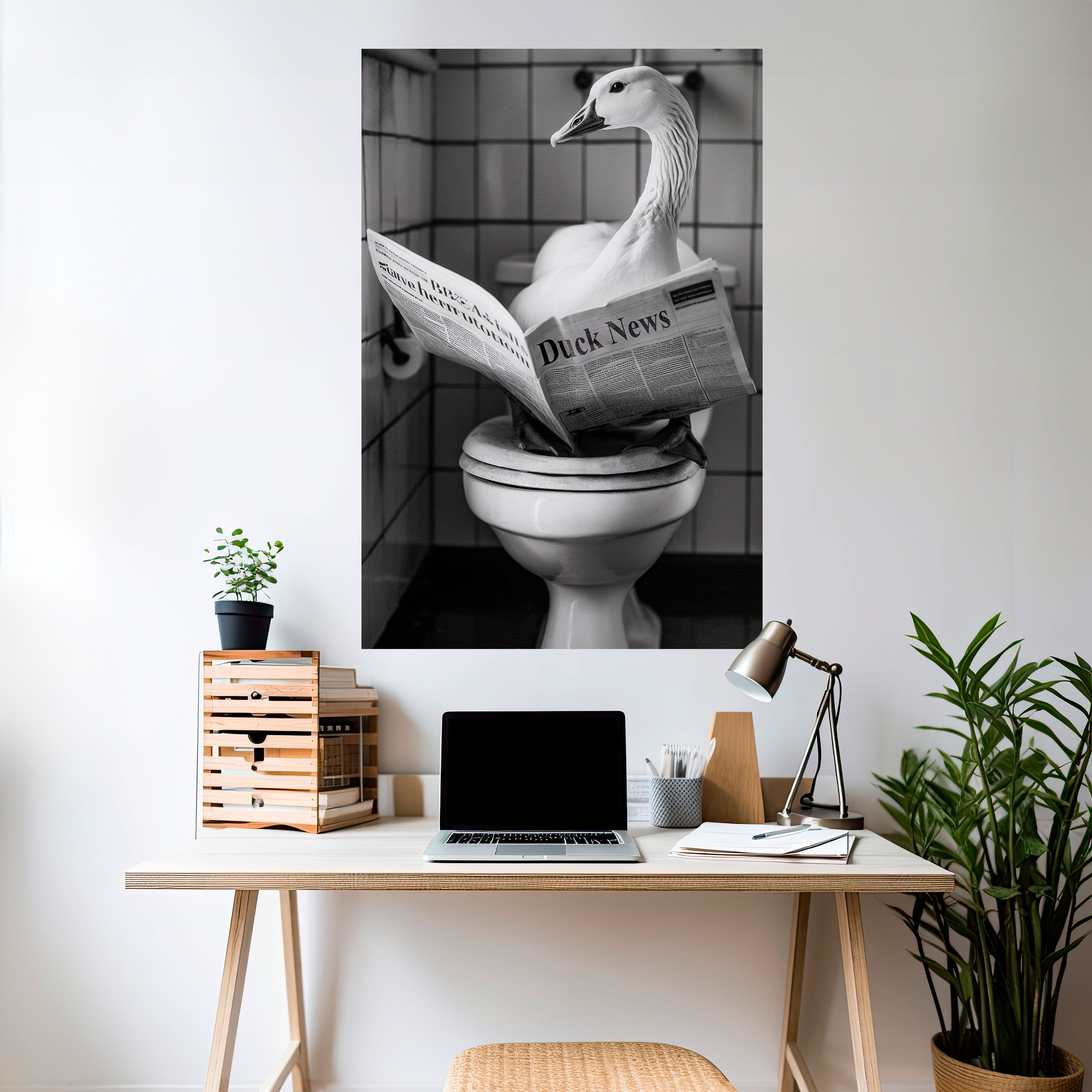 DUCKTAILS AND TIDBITS Naklejka/Plakat pionowy