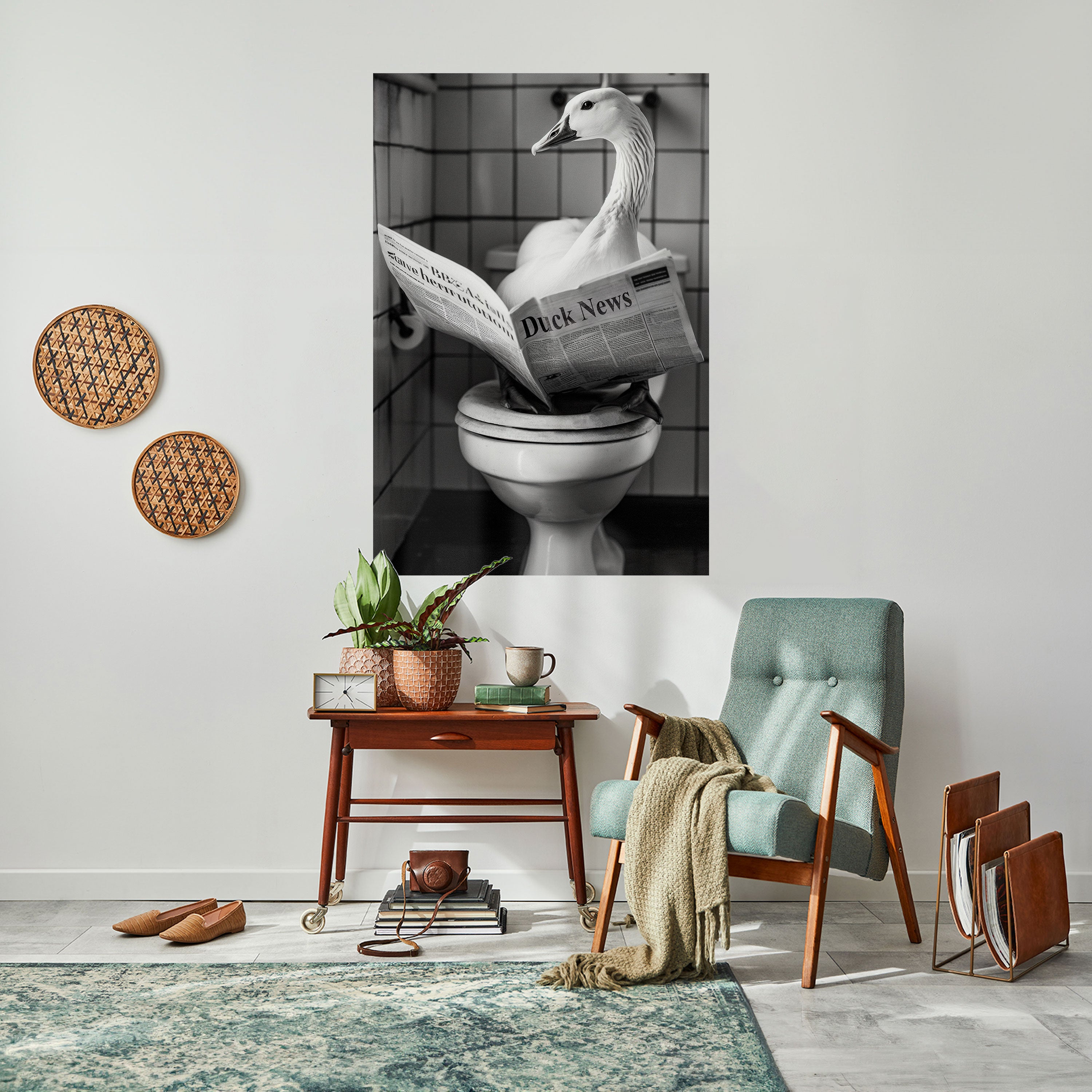 DUCKTAILS AND TIDBITS Naklejka/Plakat pionowy