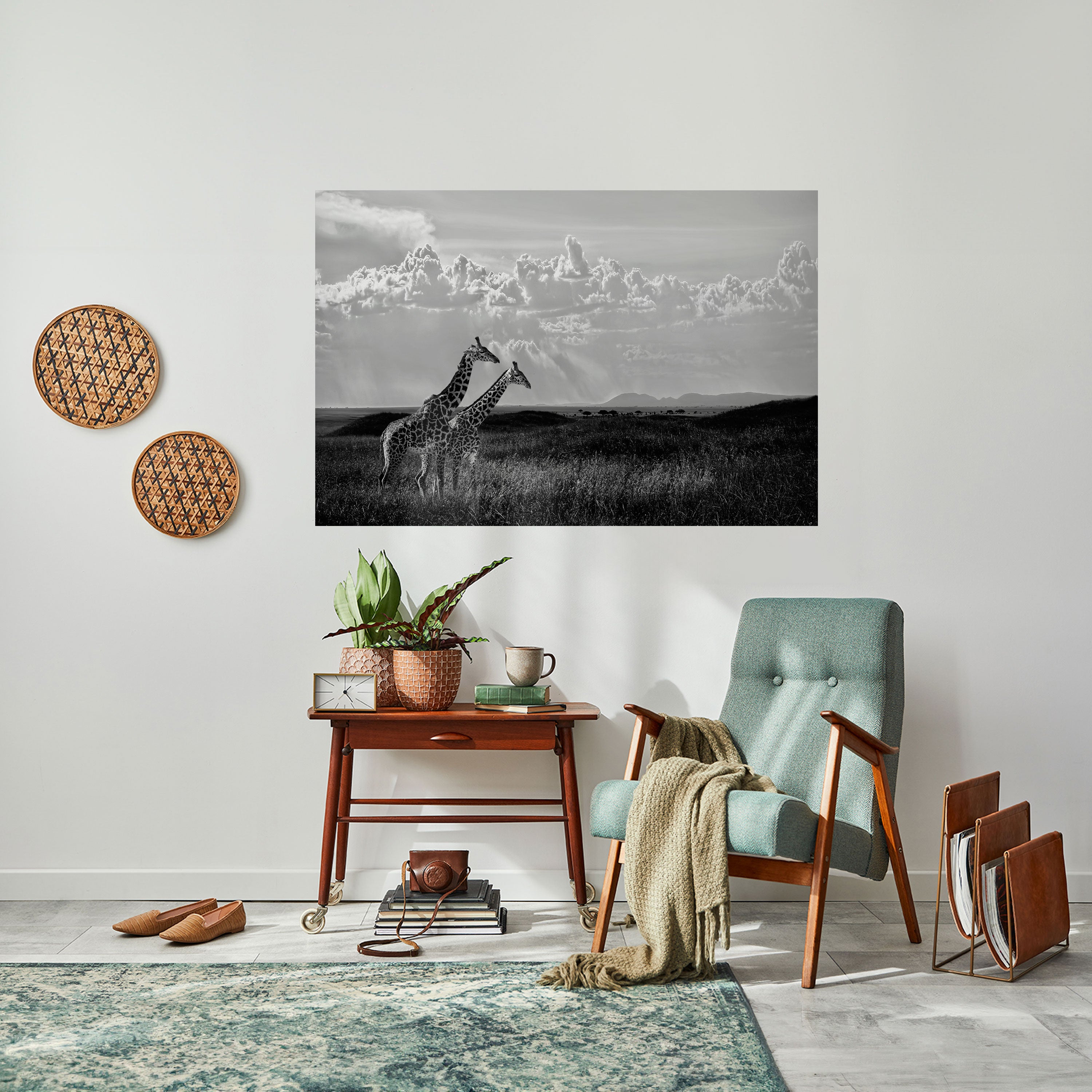 ELEGANT HEIGHTS UNVEILED Naklejka/Plakat poziomy