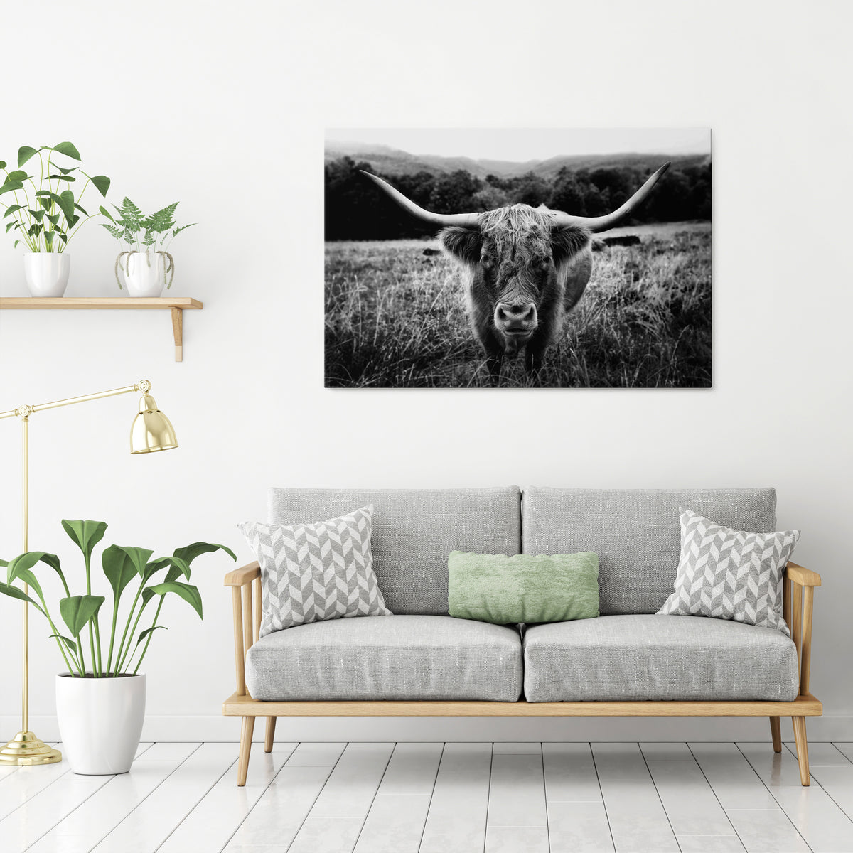 HORNED HERO IN FOCUS Poziomy obraz na płótnie