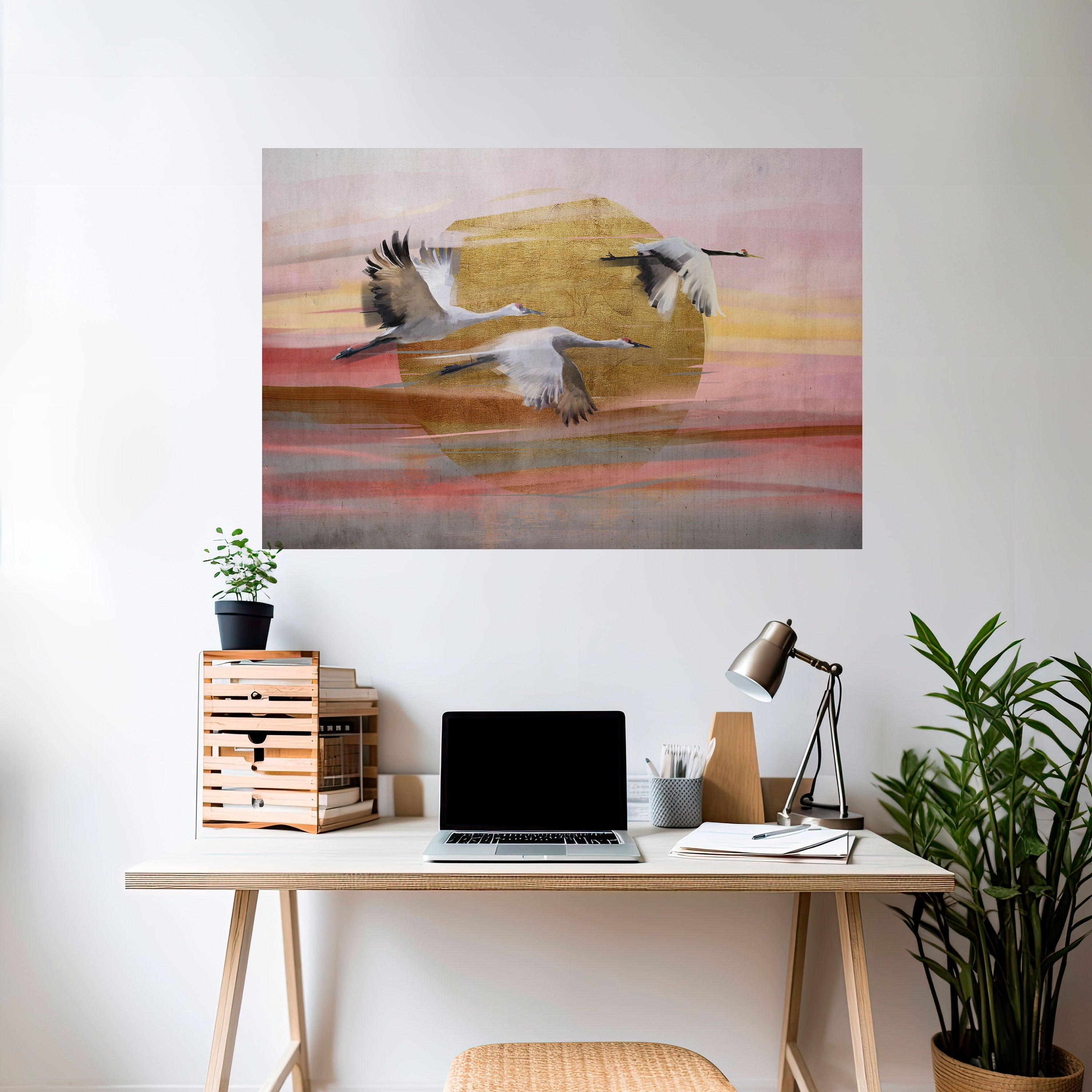 ELEGANT FLIGHT SYMPHONY Naklejka/Plakat poziomy