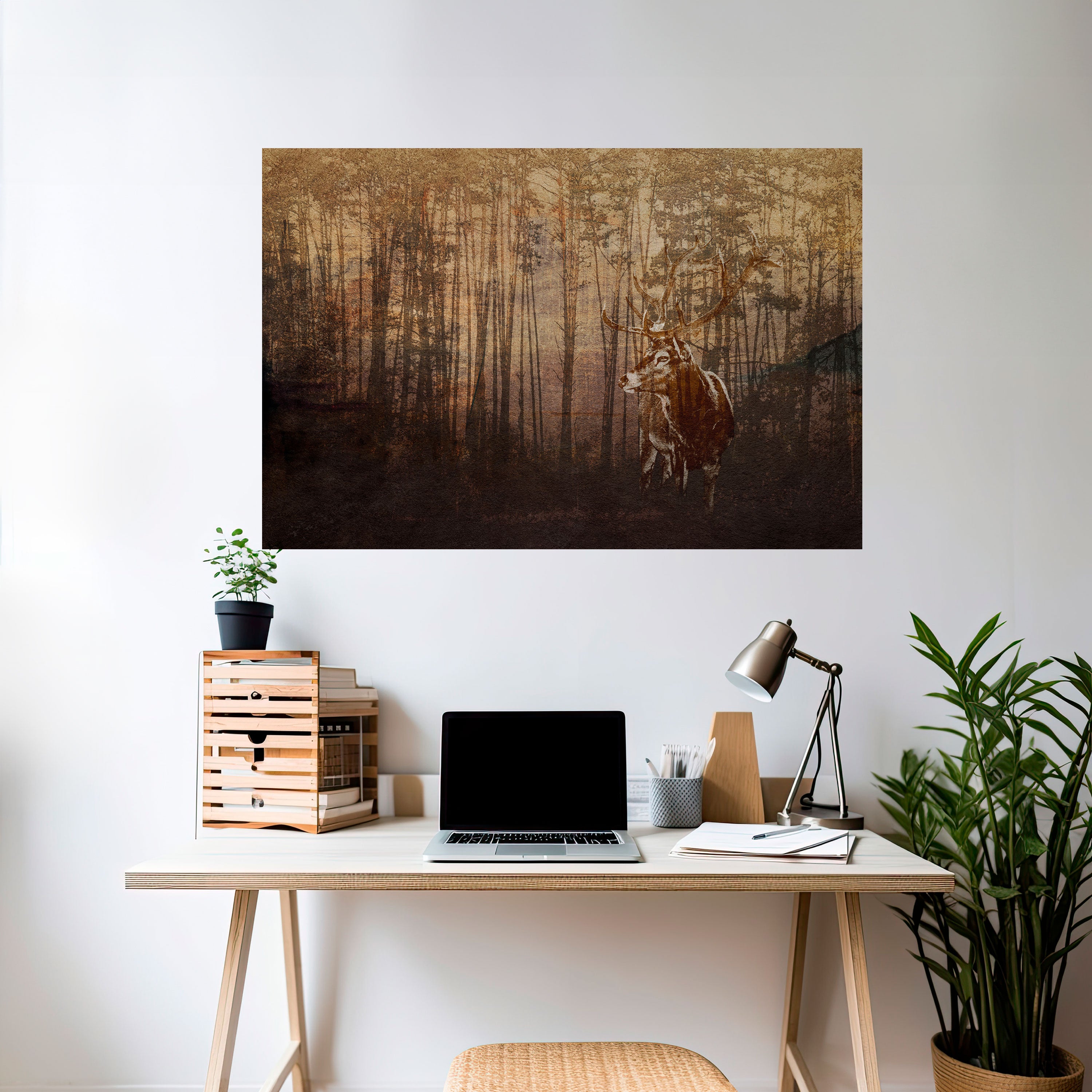 WHISPERING WOODS MYSTIQUE Naklejka/Plakat poziomy