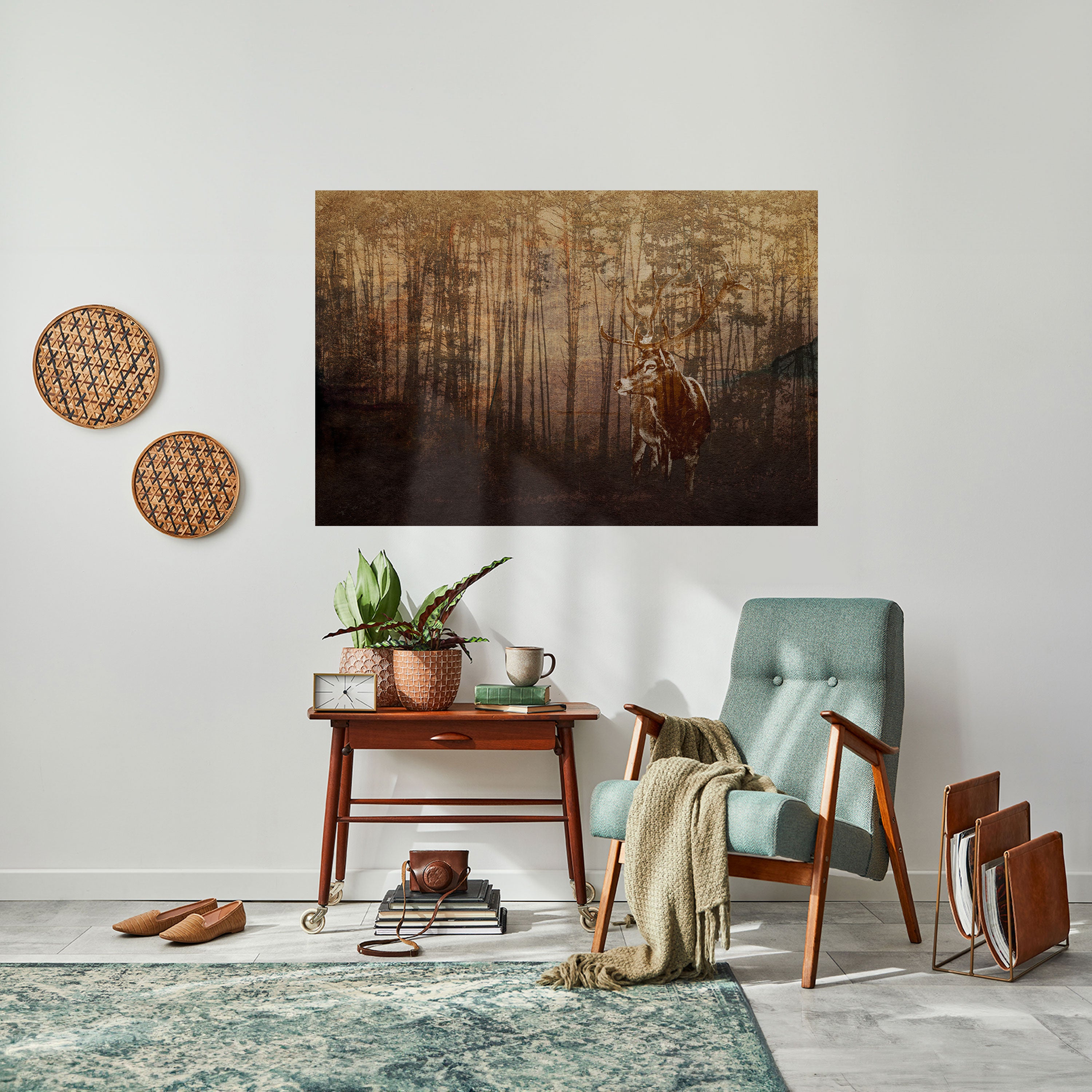 WHISPERING WOODS MYSTIQUE Naklejka/Plakat poziomy