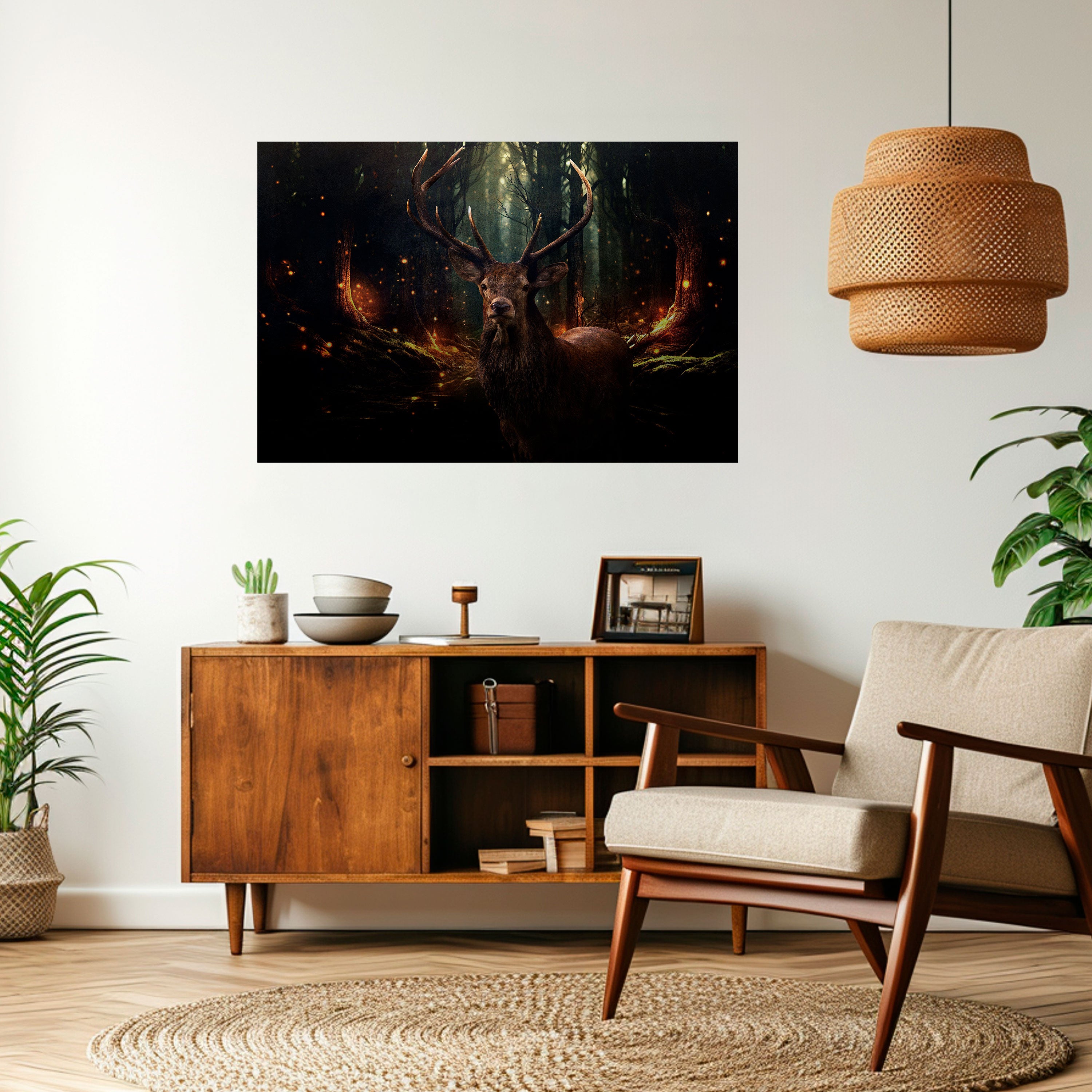 ENCHANTED FOREST GUARDIAN Naklejka/Plakat poziomy