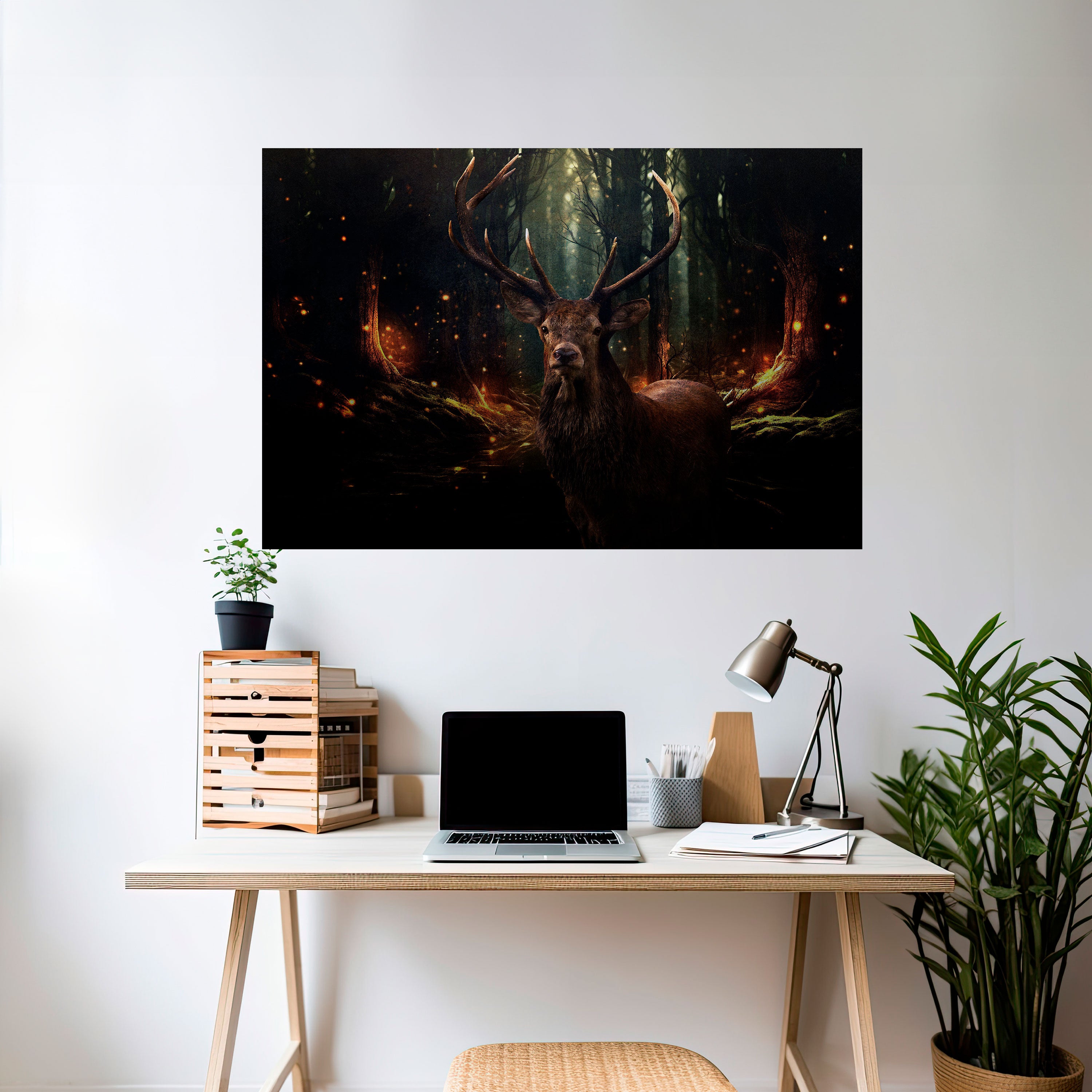 ENCHANTED FOREST GUARDIAN Naklejka/Plakat poziomy