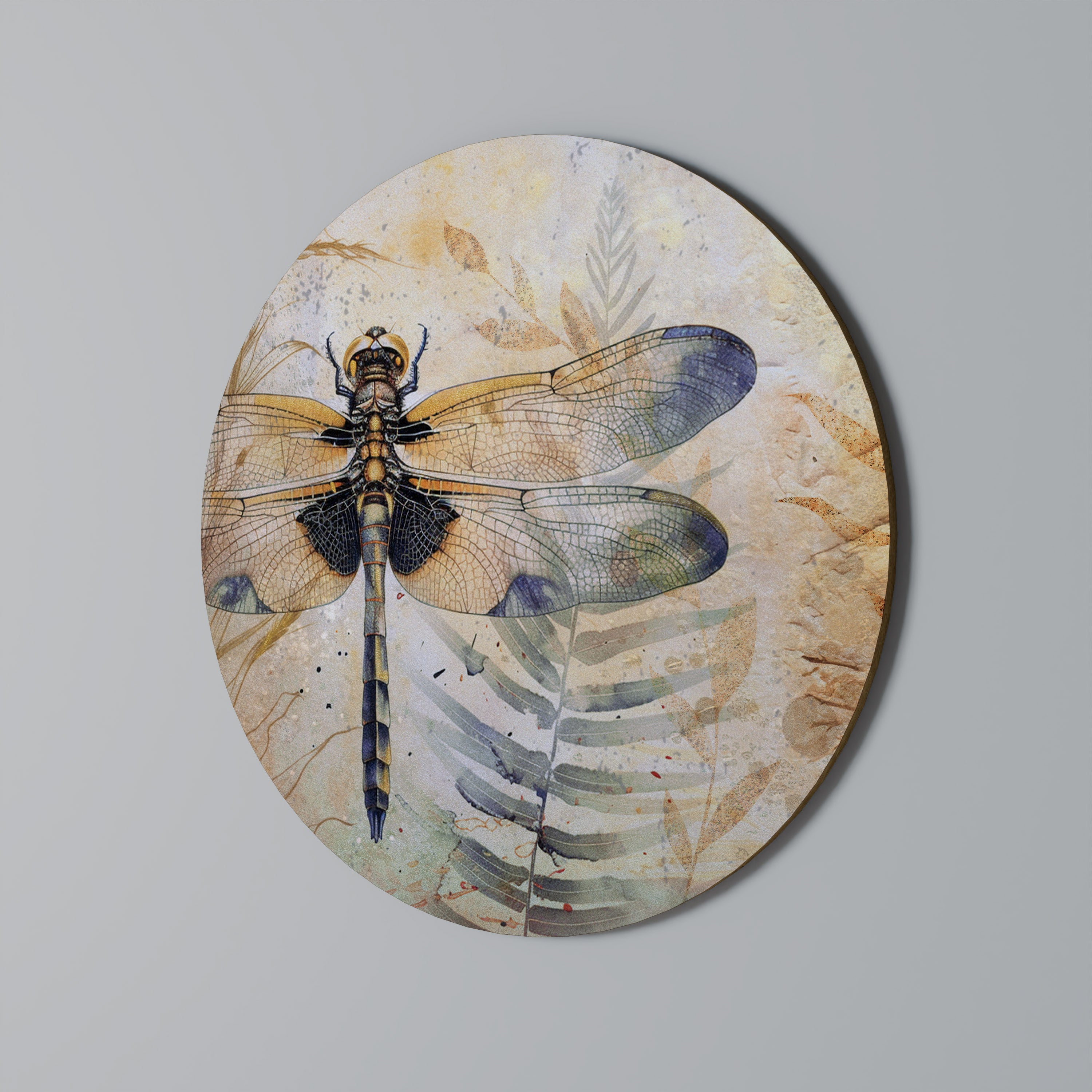 HER HIGHNESS DRAGONFLY Obraz okrągły