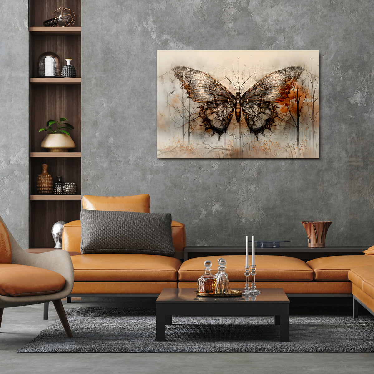 MECHANICAL BEAUTY UNVEILED Poziomy obraz na płótnie