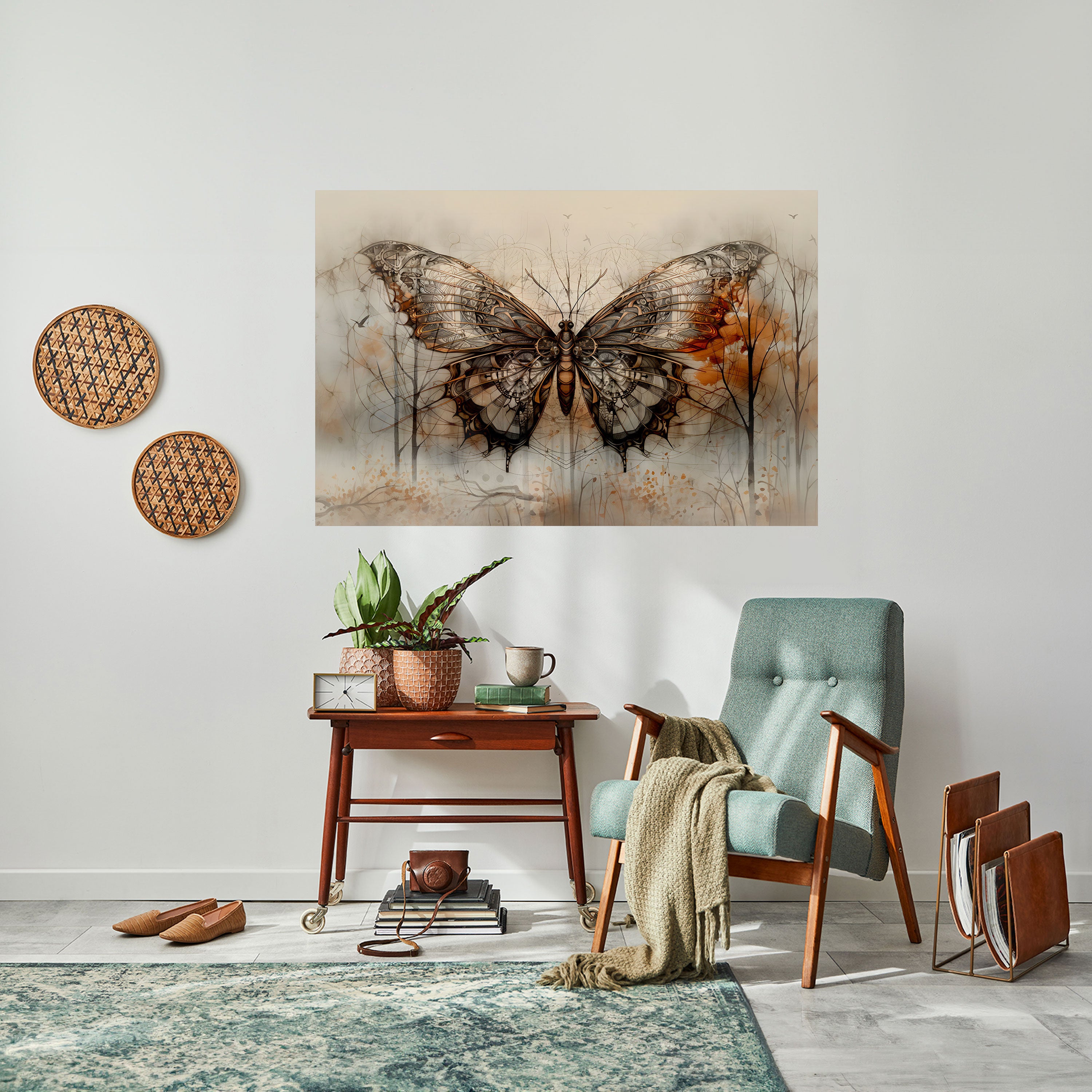 MECHANICAL BEAUTY UNVEILED Naklejka/Plakat poziomy
