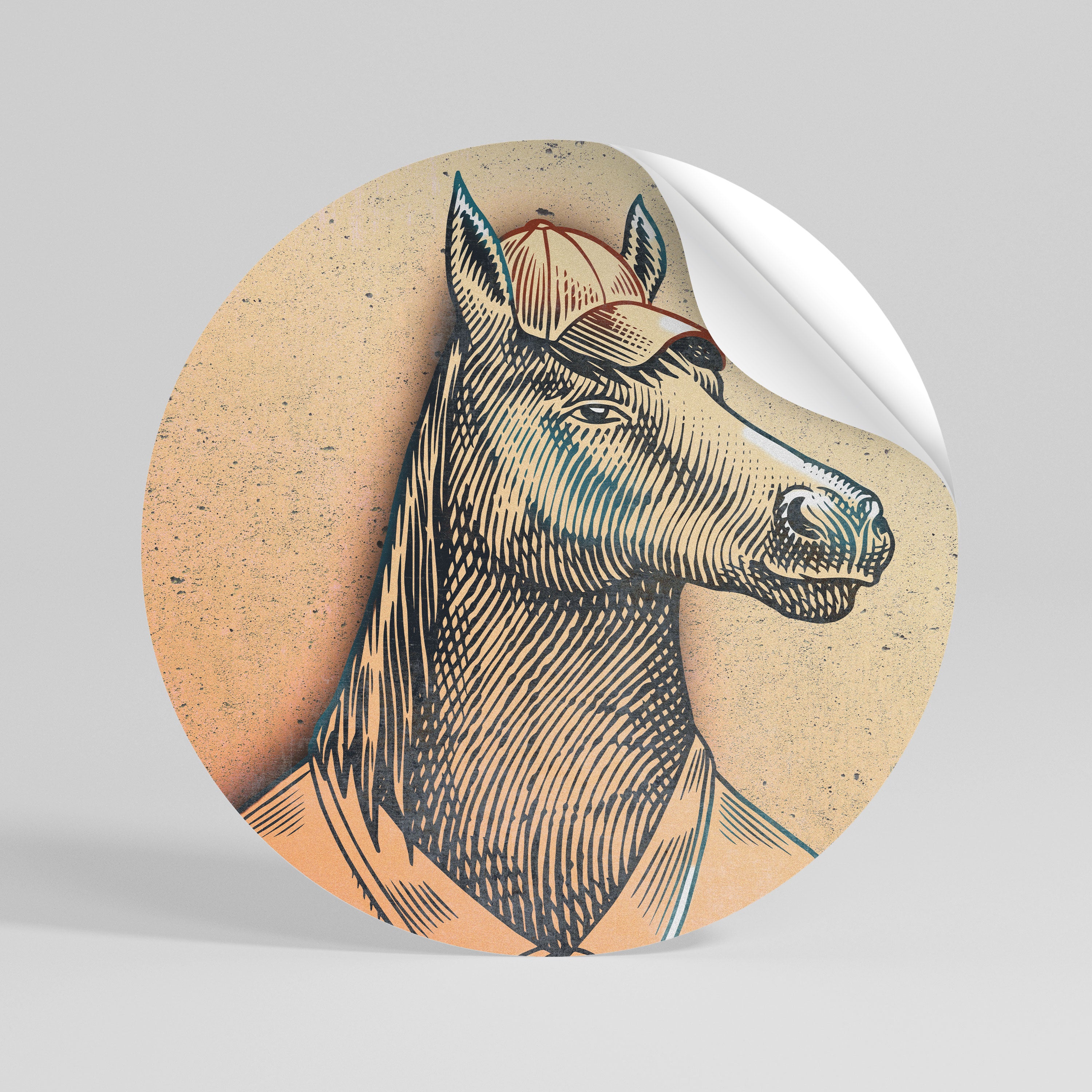 EQUINE SWAGGER Naklejka - okrągła