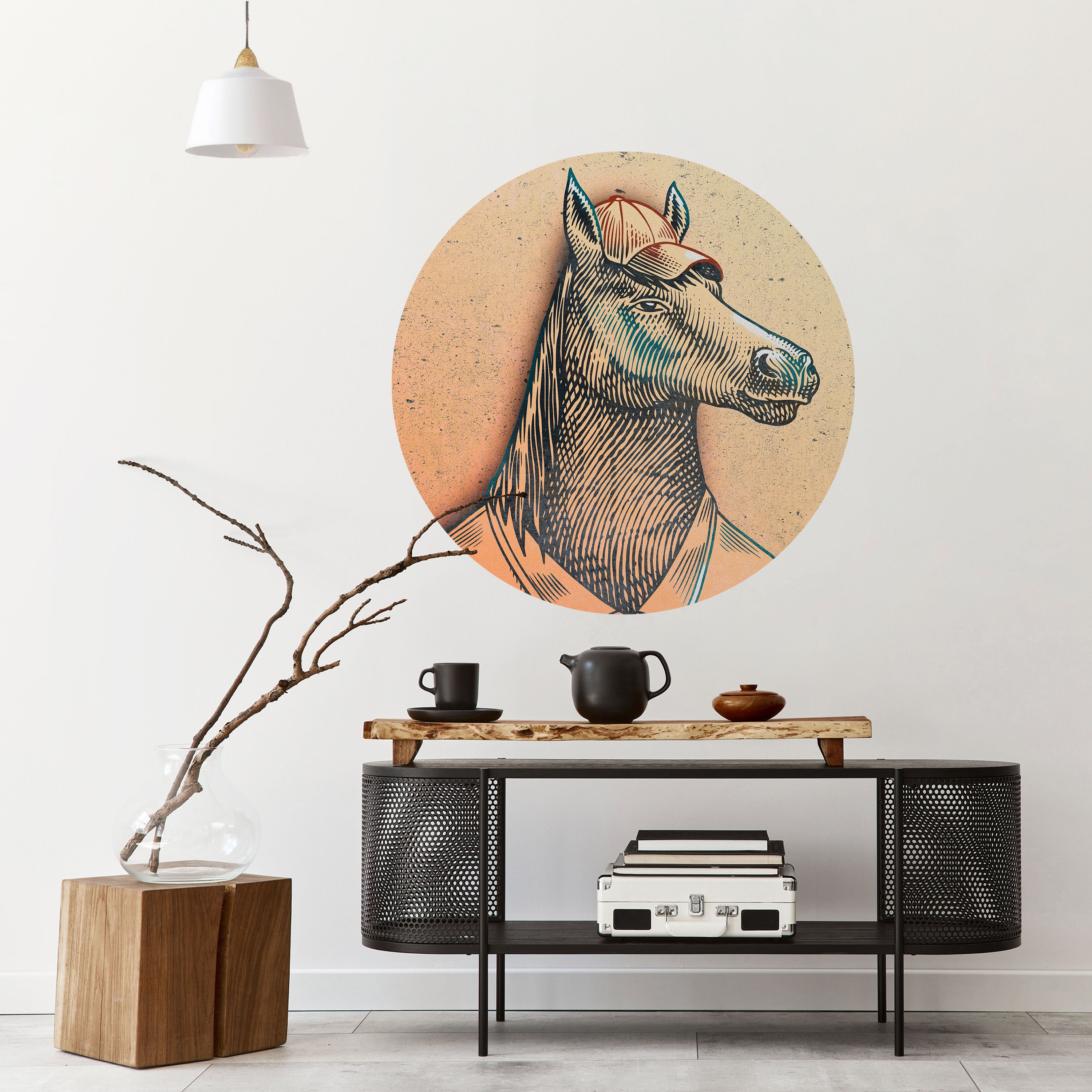 EQUINE SWAGGER Naklejka okrągła