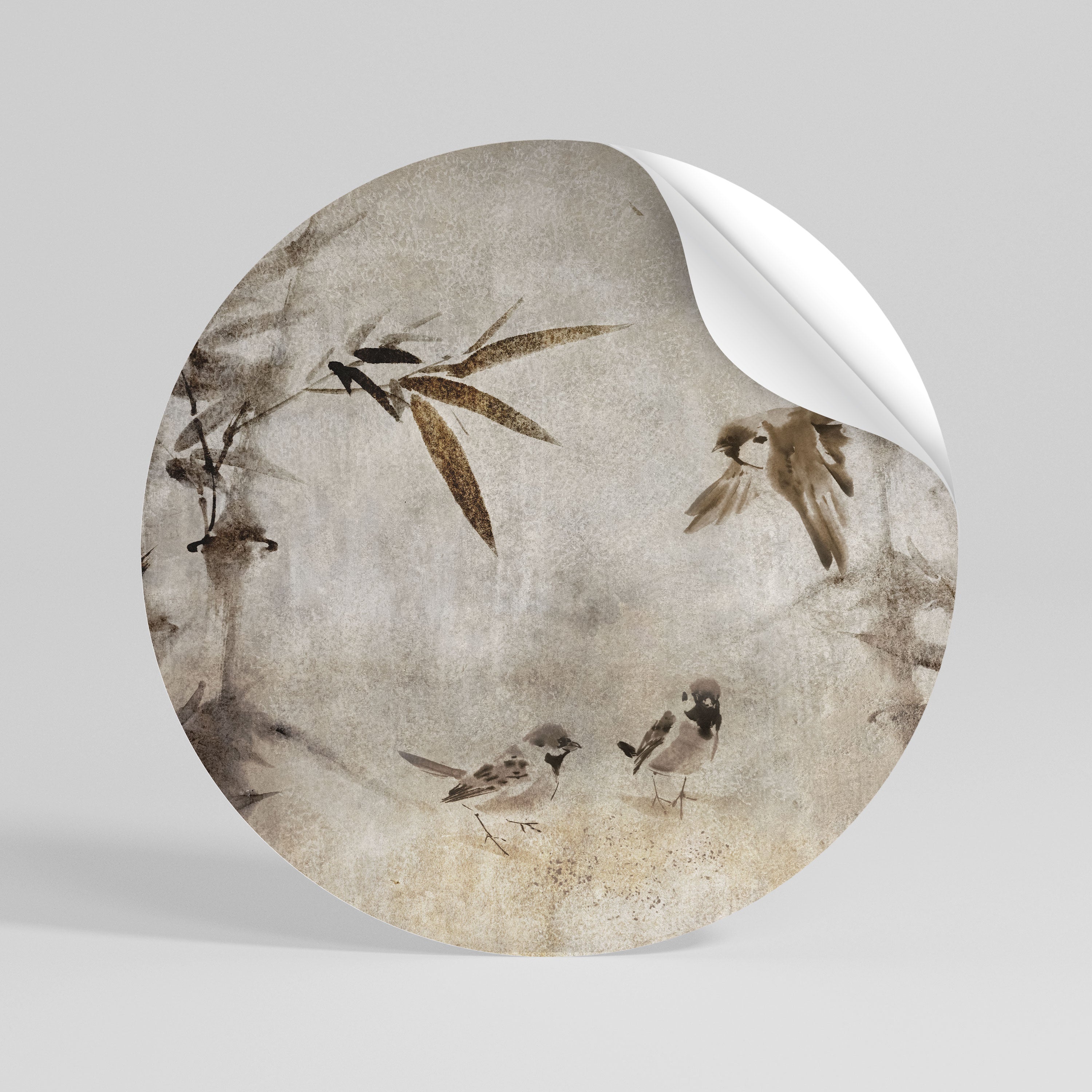 SPARROW BLISS Naklejka - okrągła