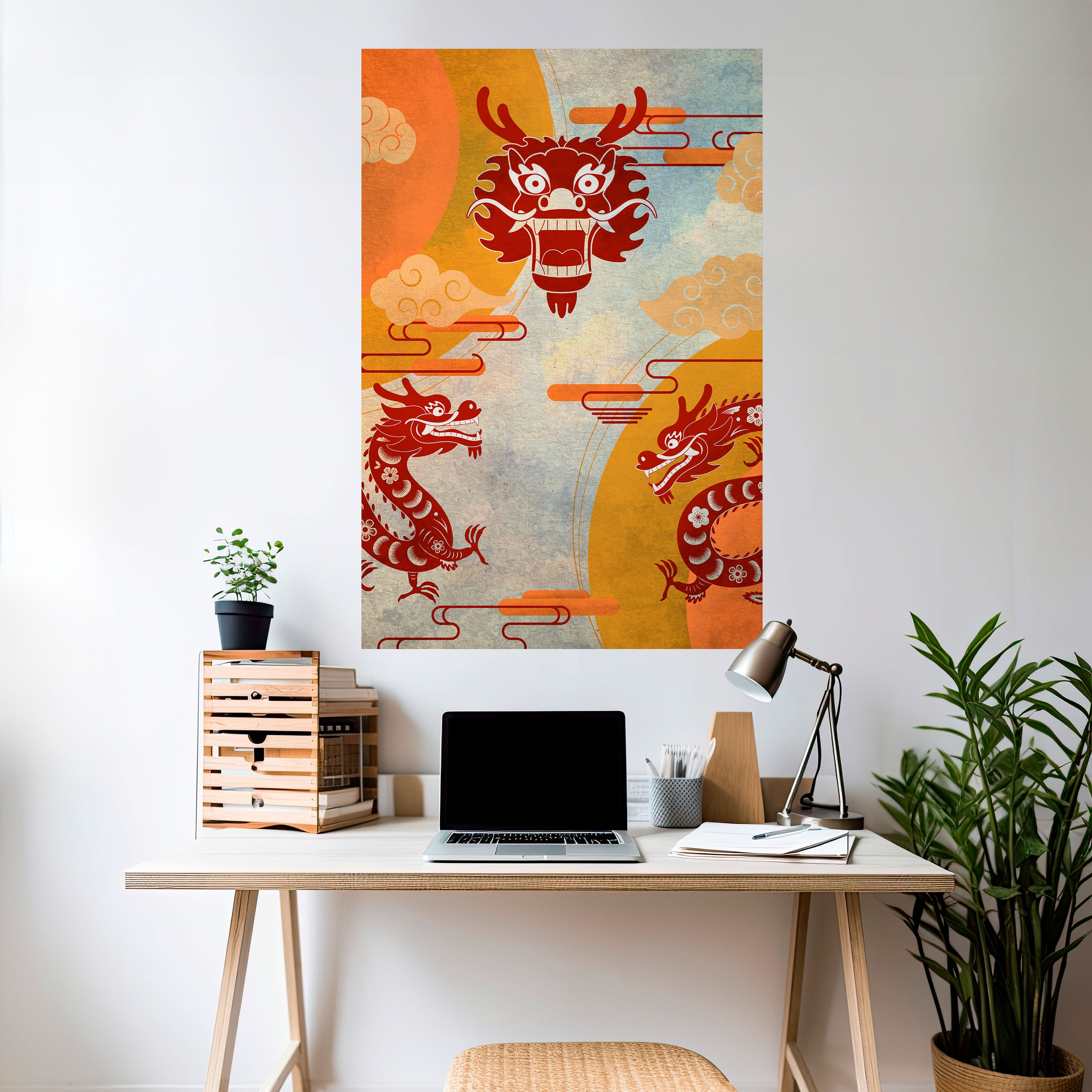 MYSTICAL DRAGON Naklejka/Plakat pionowy