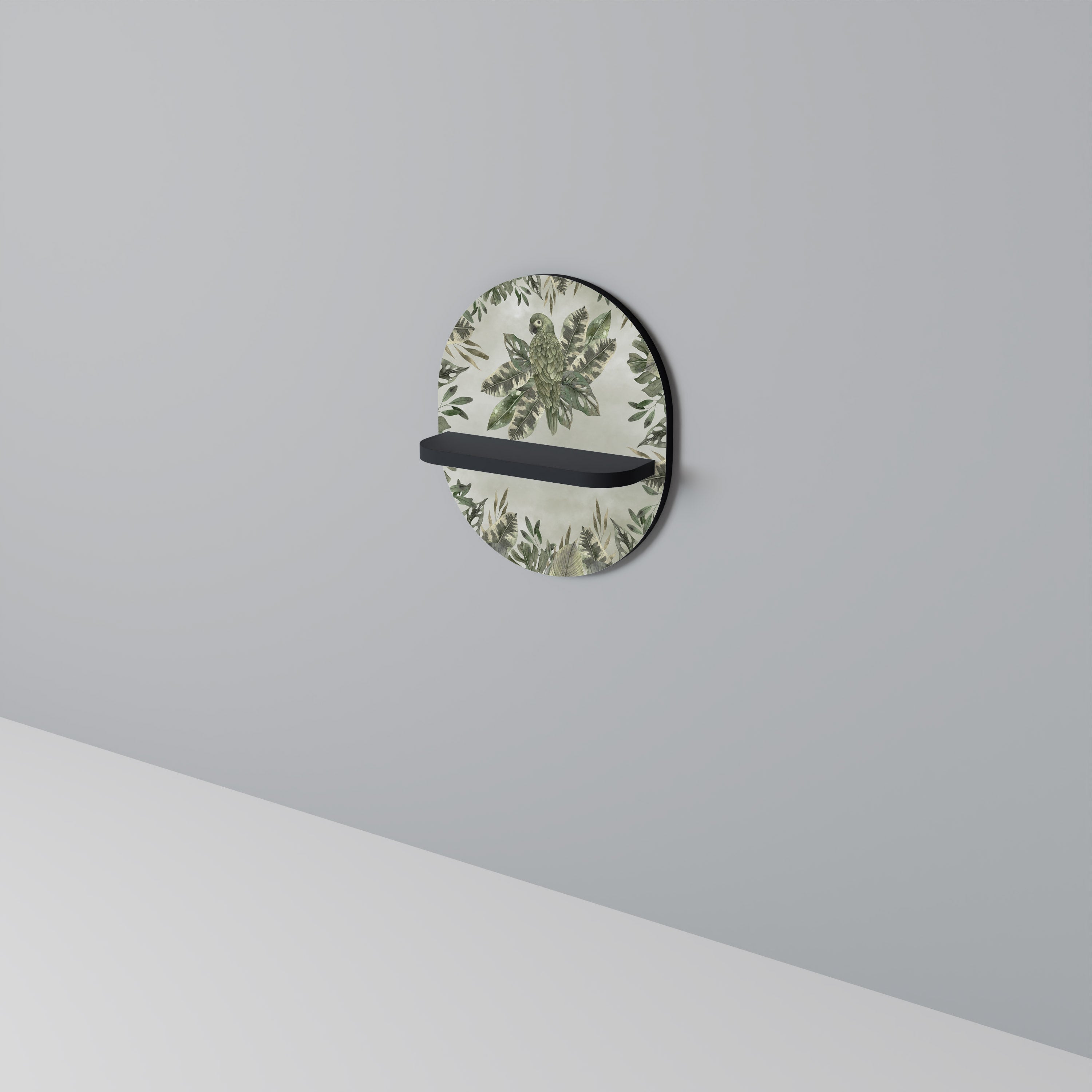 VERDANT ARINI Półka owalna Czarna