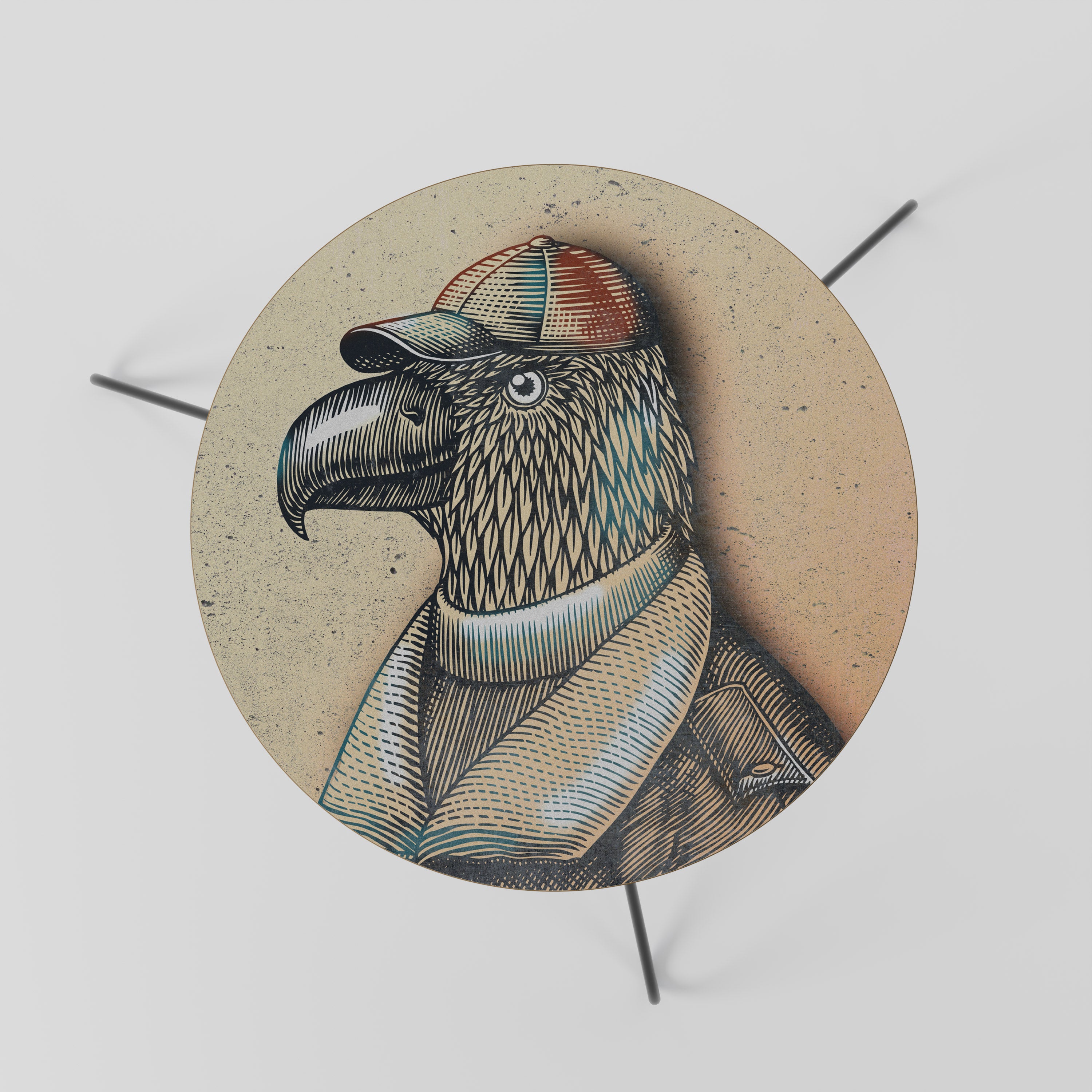 FEATHERED FASHIONISTA Stolik kawowy mały