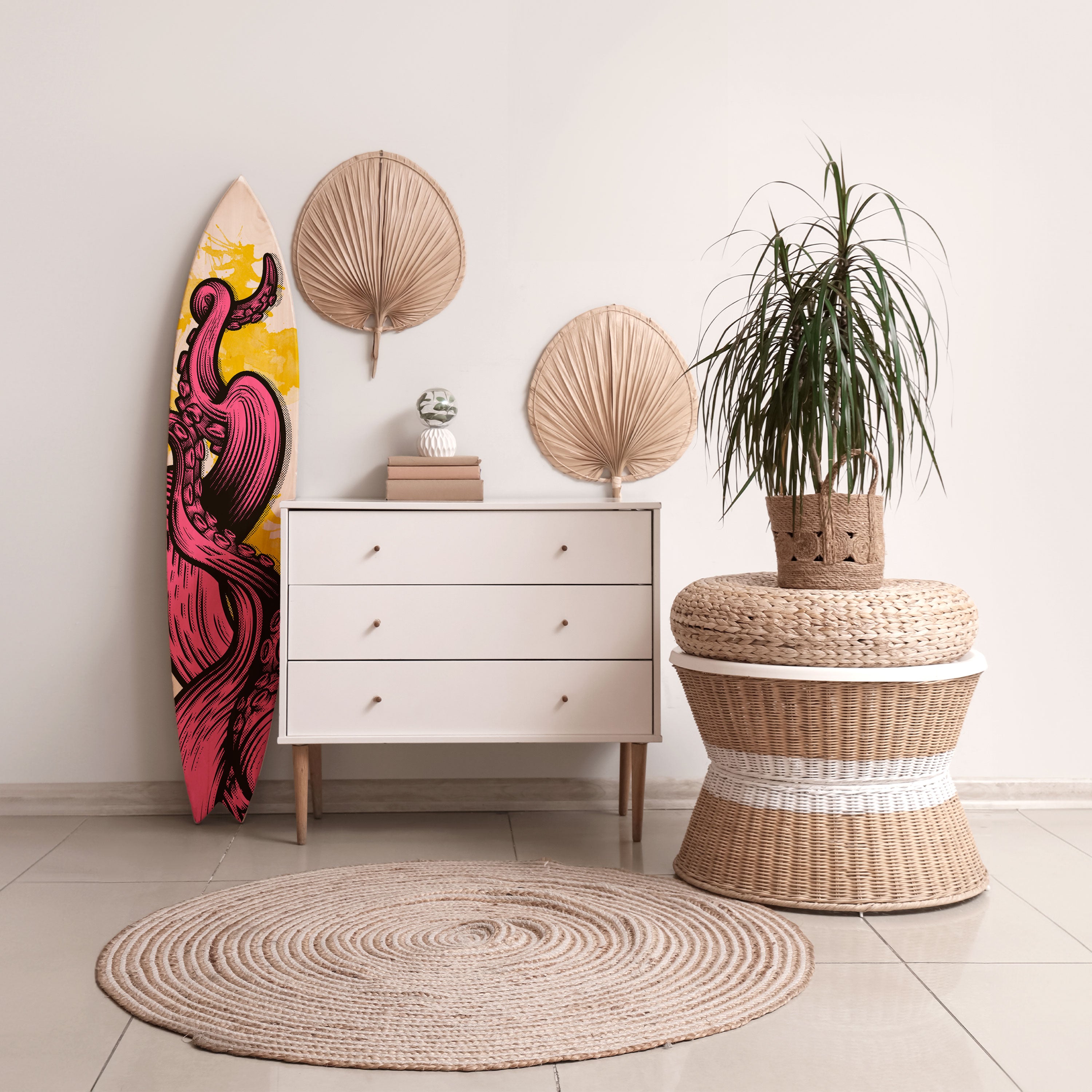 TENTACKLES DANCE Dekoracyjna deska surfingowa