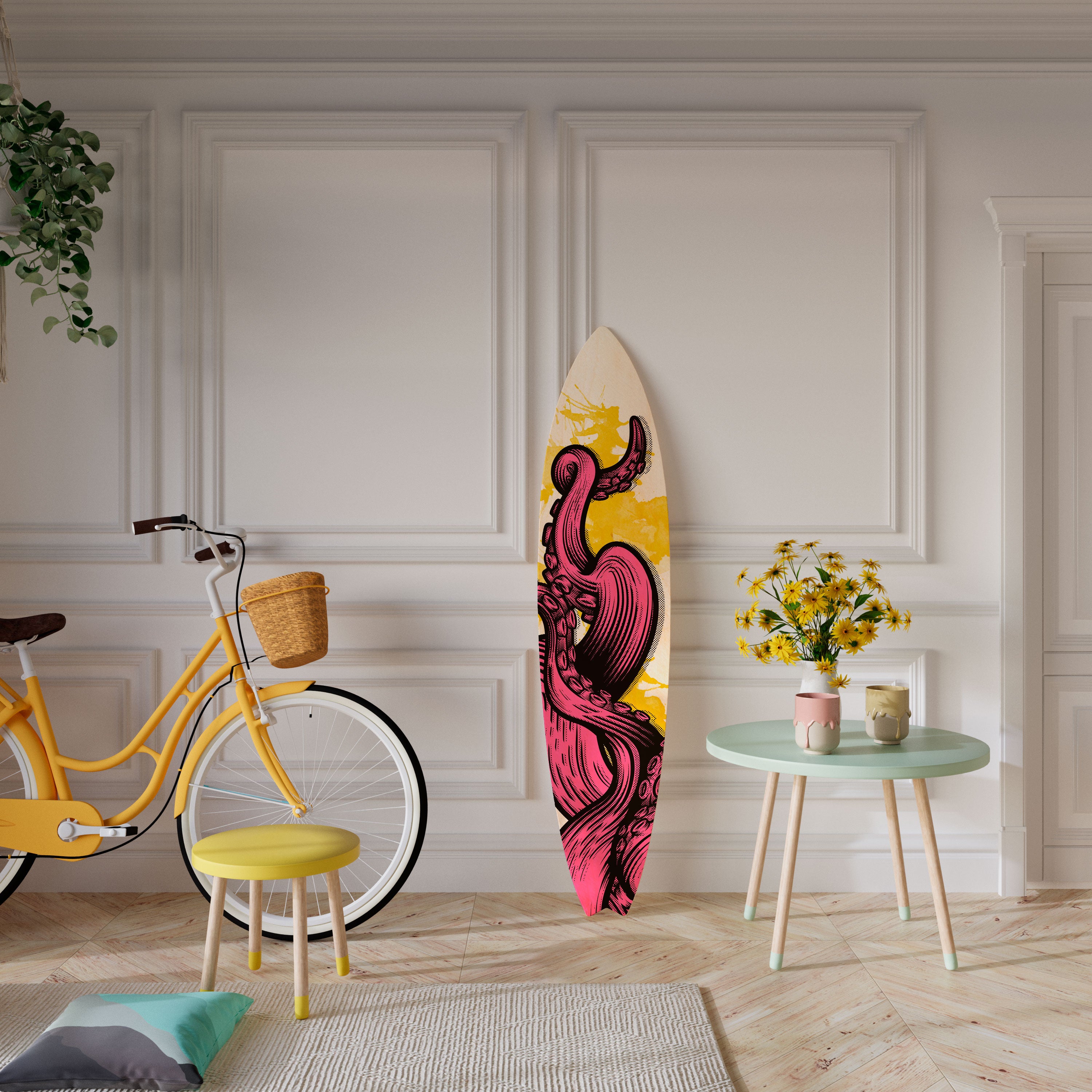 TENTACKLES DANCE Dekoracyjna deska surfingowa