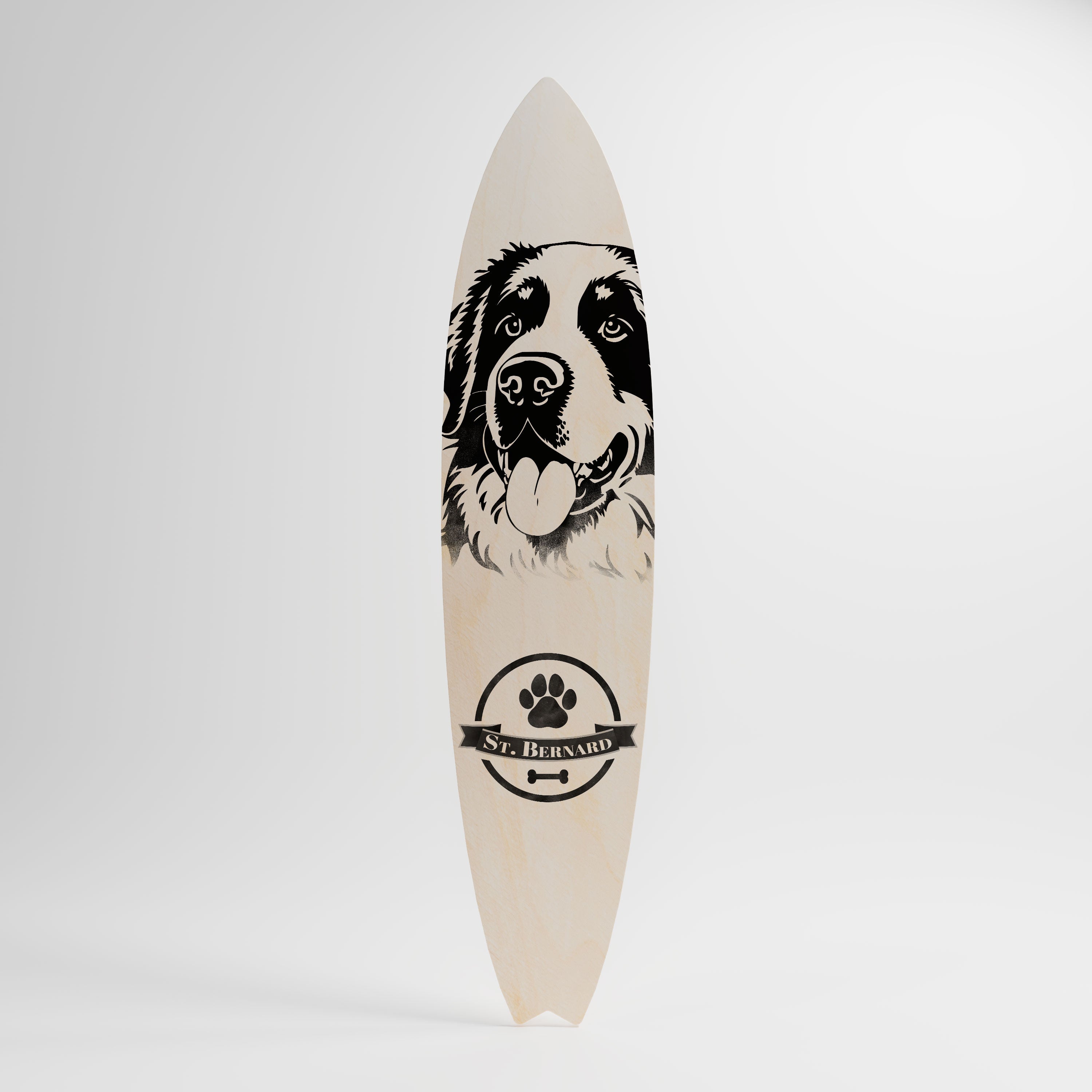 SAINT BERNARD Dekoracyjna deska surfingowa