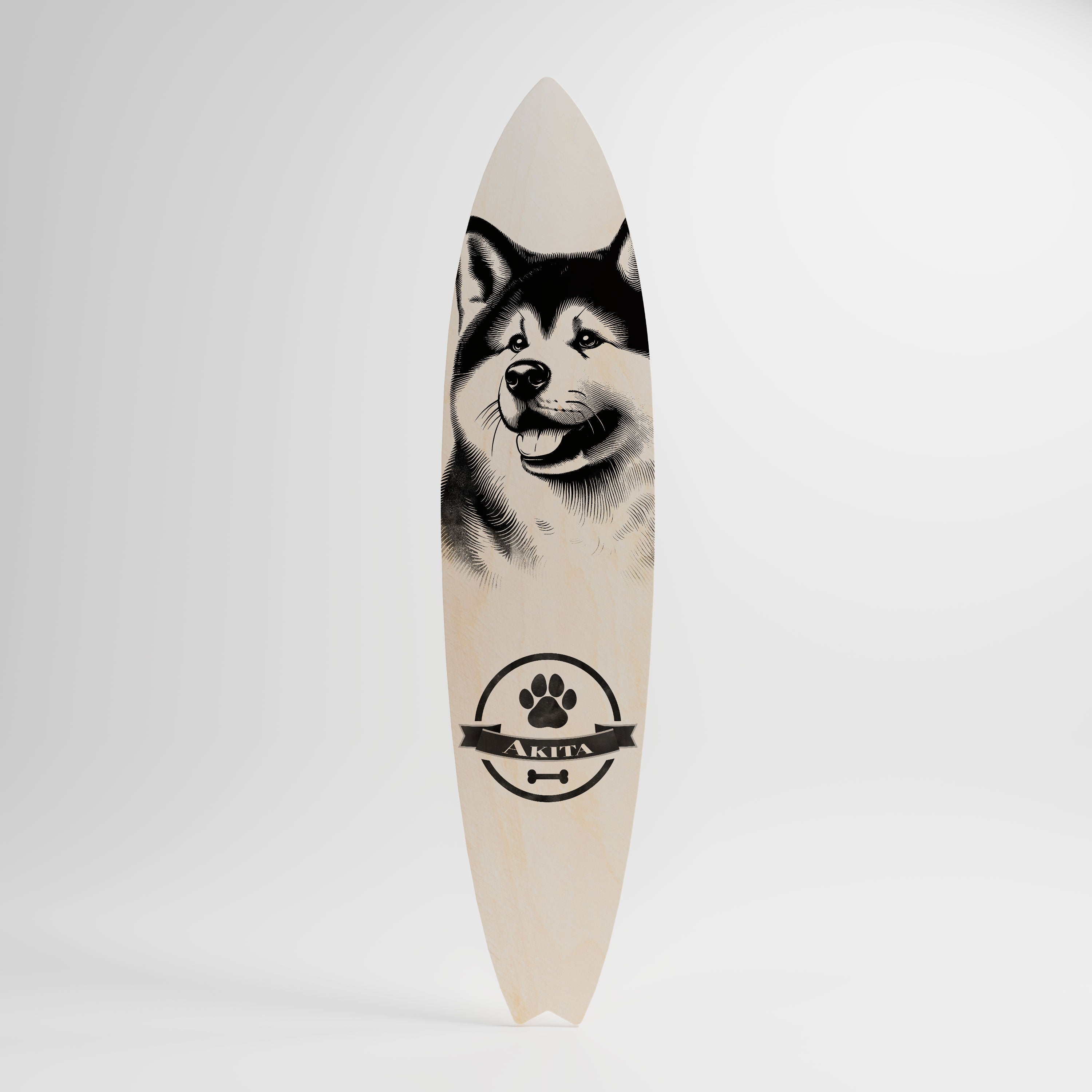 AKITA DOG Dekoracyjna deska surfingowa