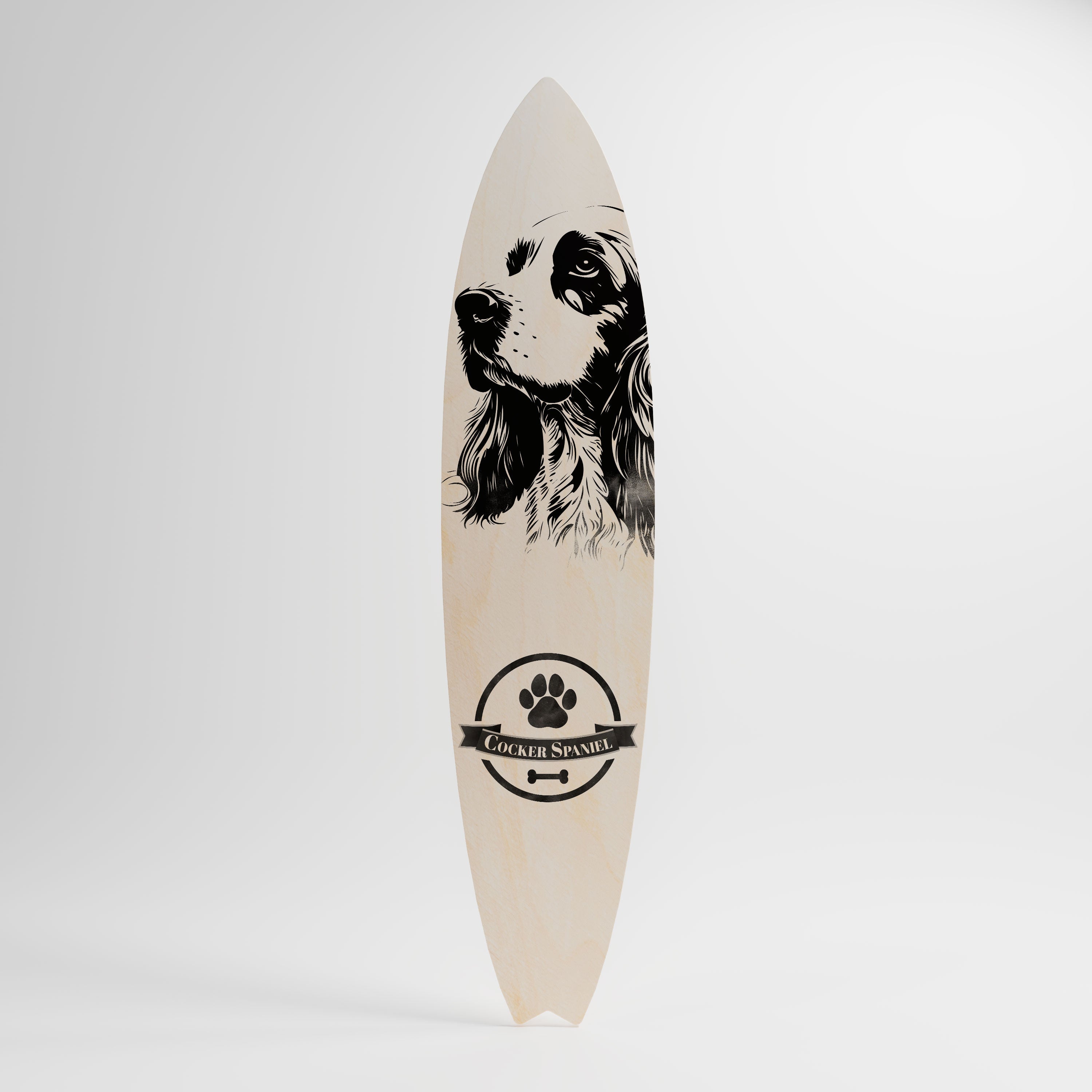 ENGLISH COCKER SPANIEL Dekoracyjna deska surfingowa
