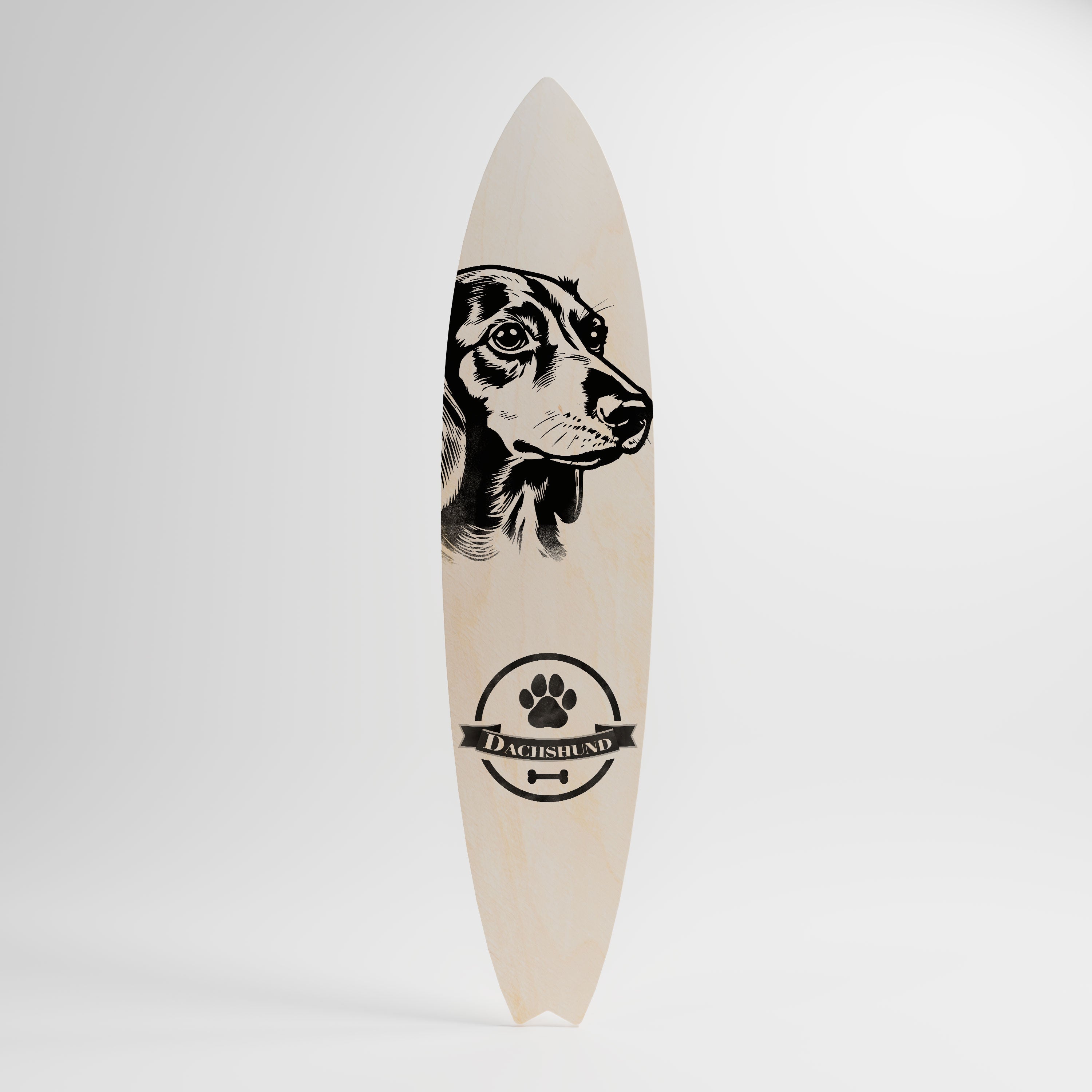 DACHSHUND DOG Dekoracyjna deska surfingowa