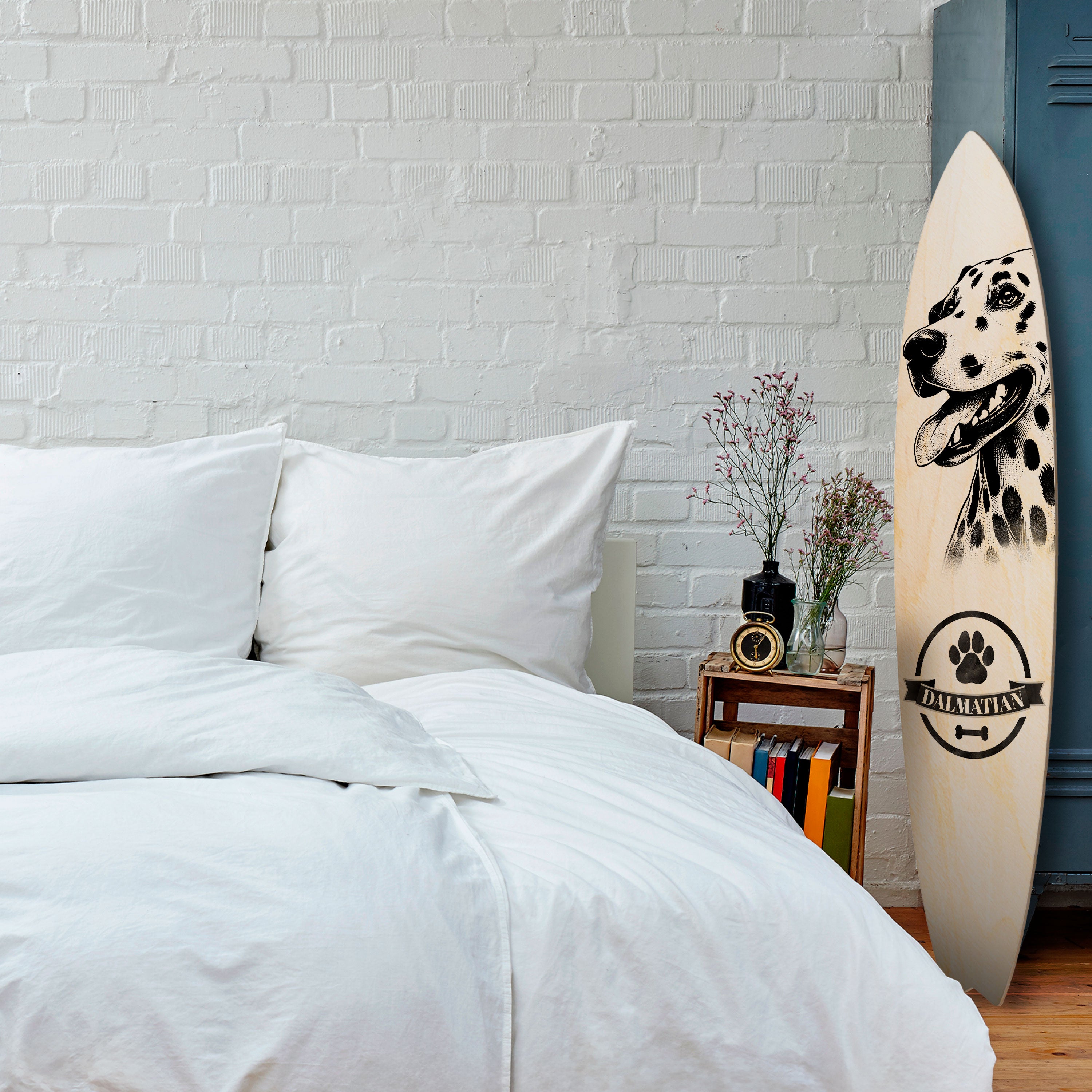DALMATIAN DOG Dekoracyjna deska surfingowa