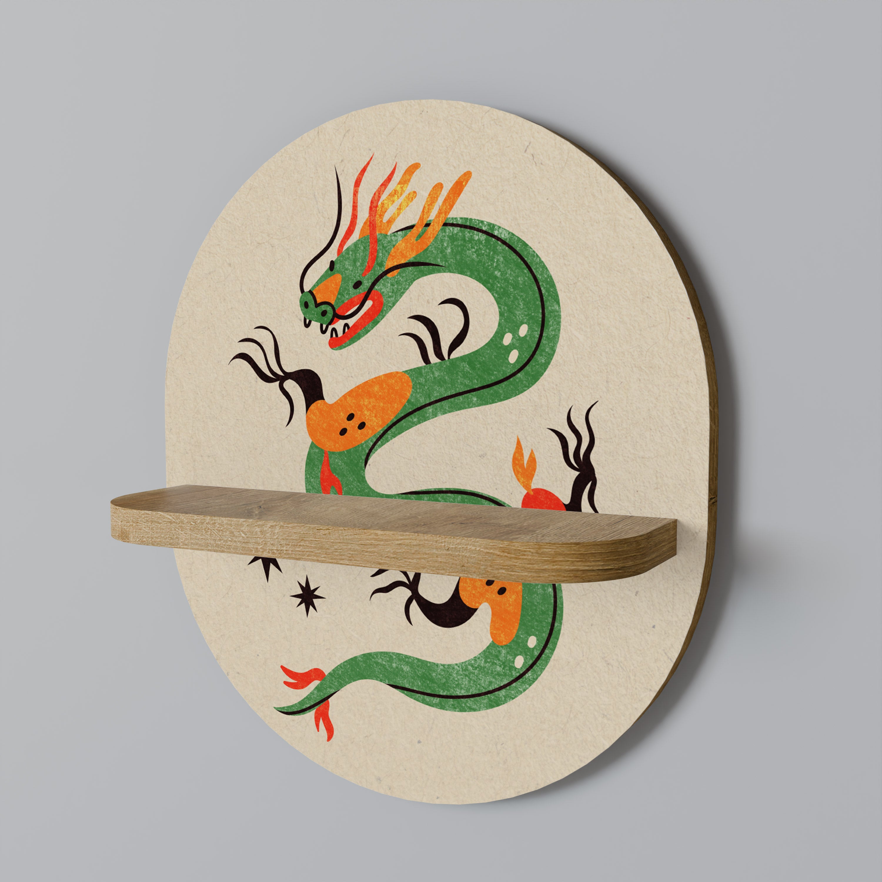 GREEN SKY GUARDIAN Półka owalna