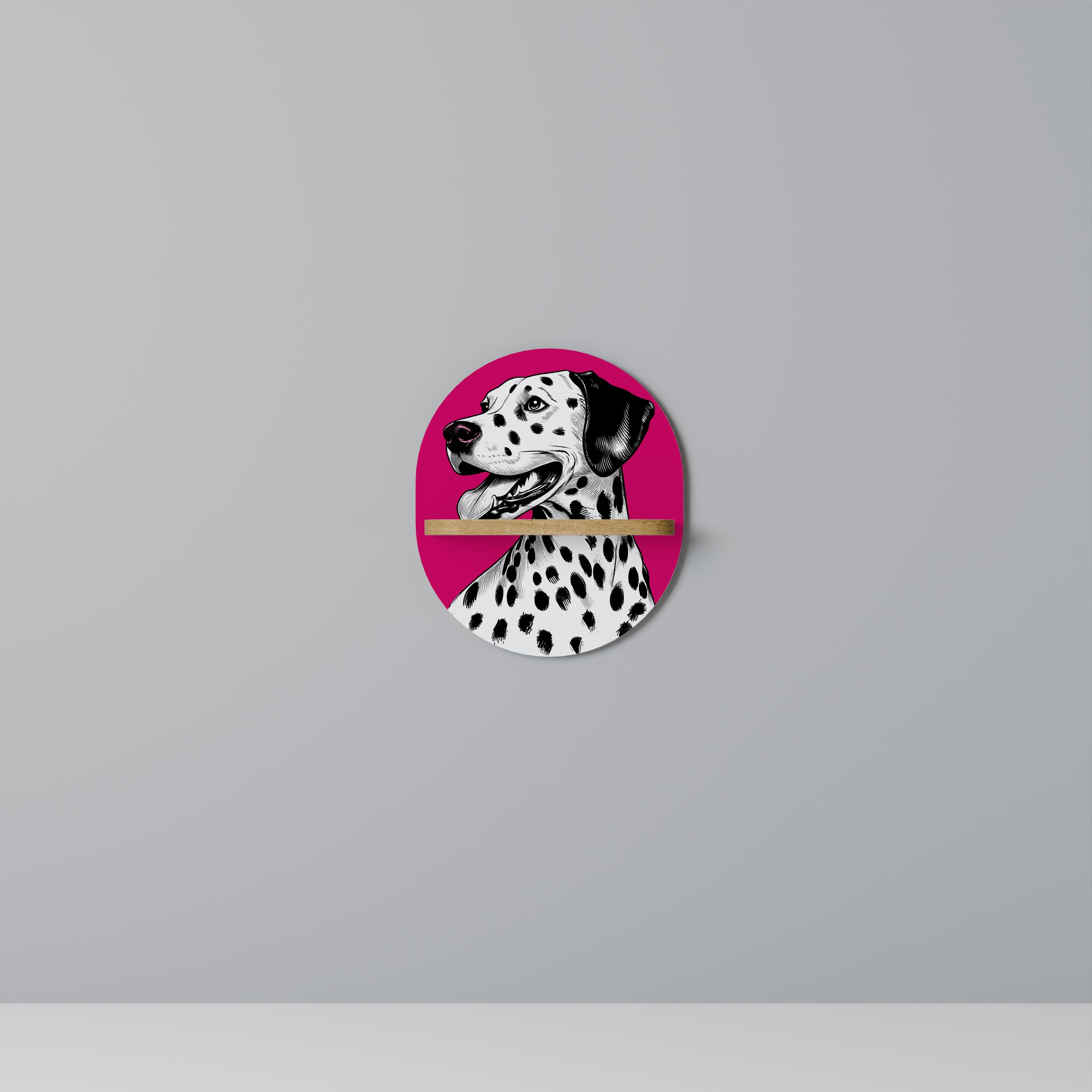 DALMATIAN SMILE Półka owalna