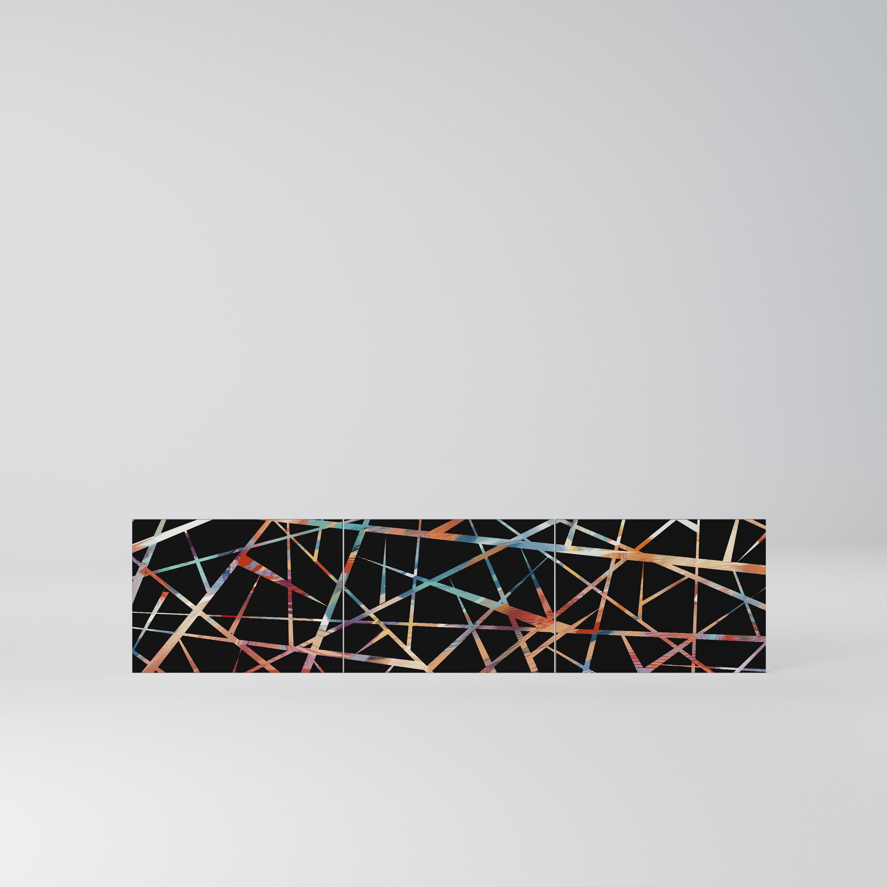 POLYGON VERVE Komplet 3 frontów do szafki RTV 3-drzwiowej