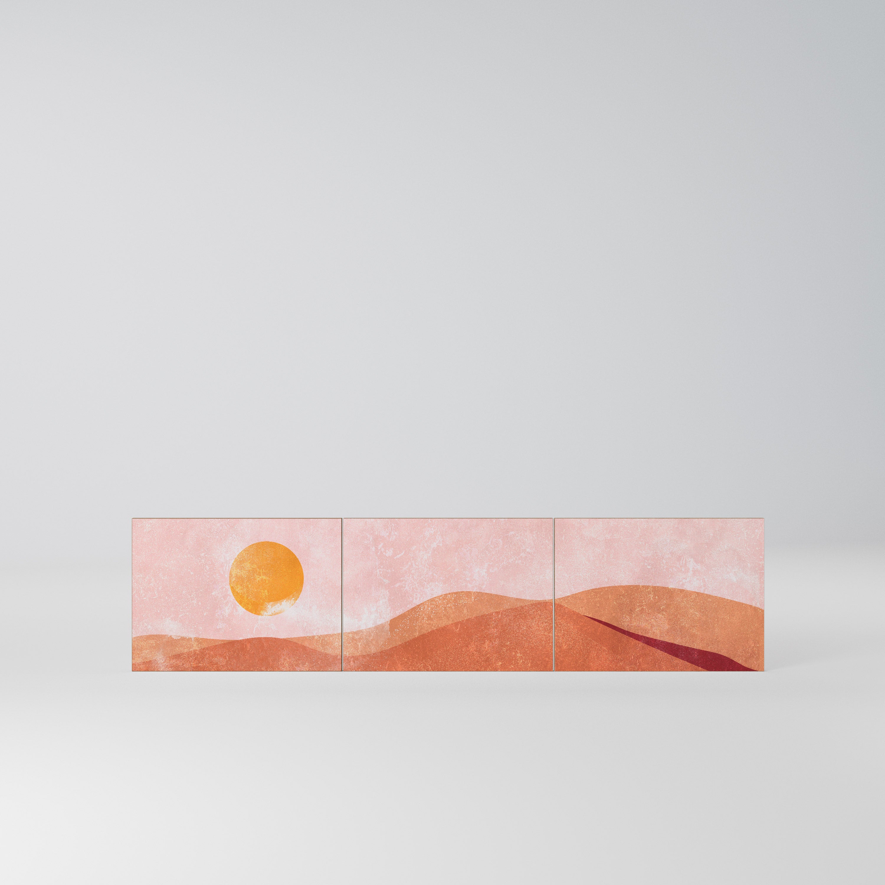 LUMINOUS SUNLIGHT Komplet 3 frontów do szafki RTV 3-drzwiowej