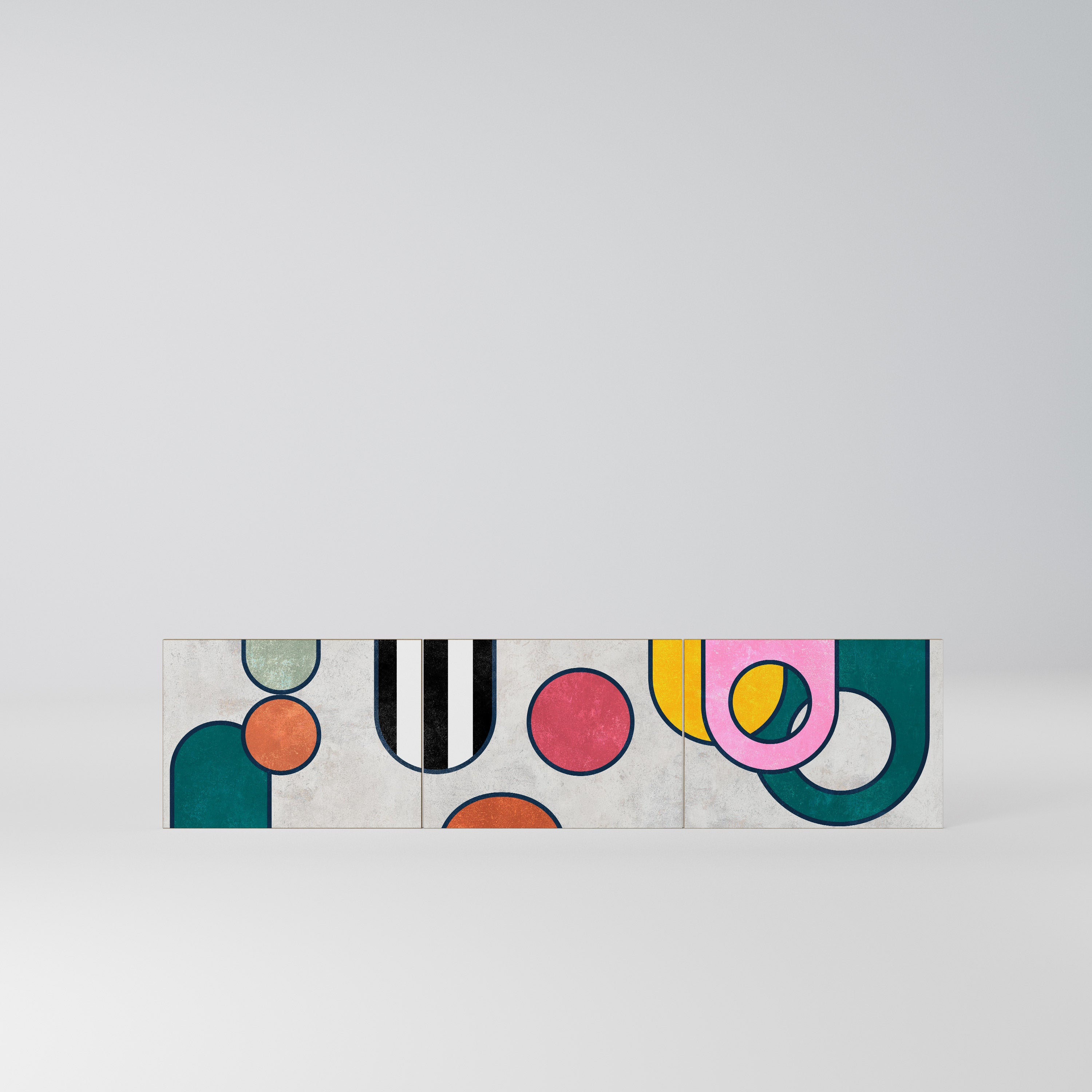 COOL STORY Komplet 3 frontów do szafki RTV 3-drzwiowej