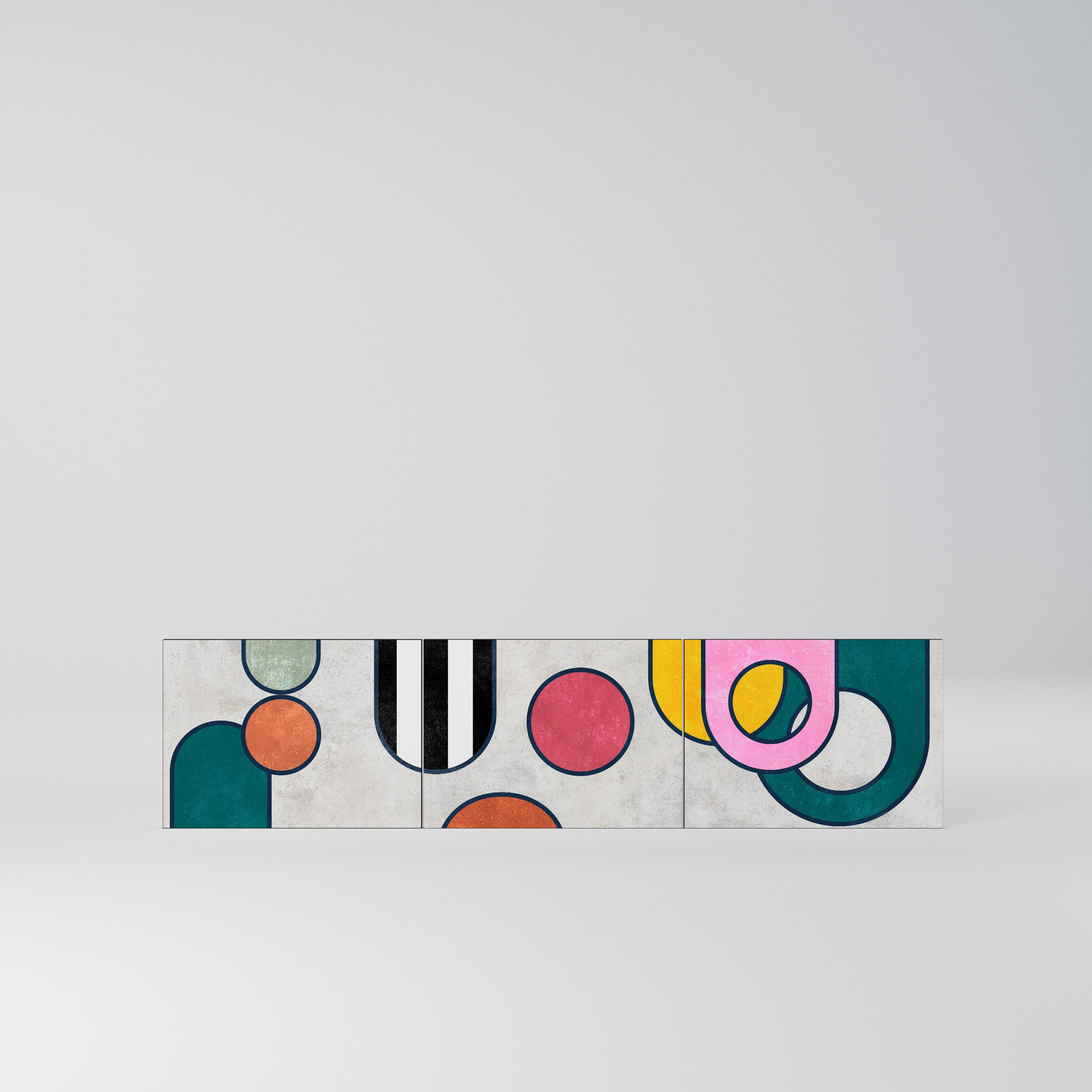 COOL STORY Komplet 3 frontów do szafki RTV 3-drzwiowej